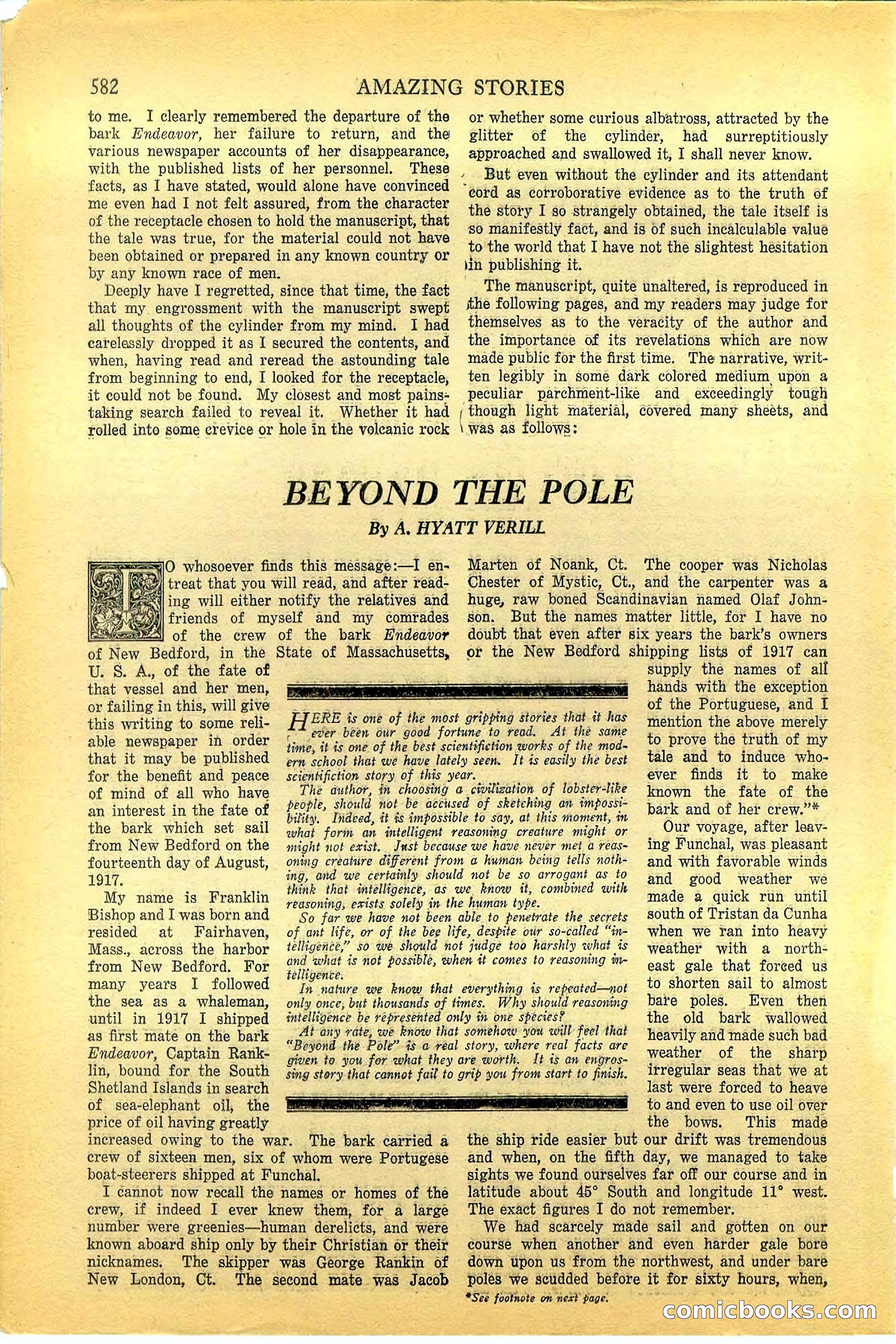 Amazing Stories, Oct 1926 — page 8 of 99