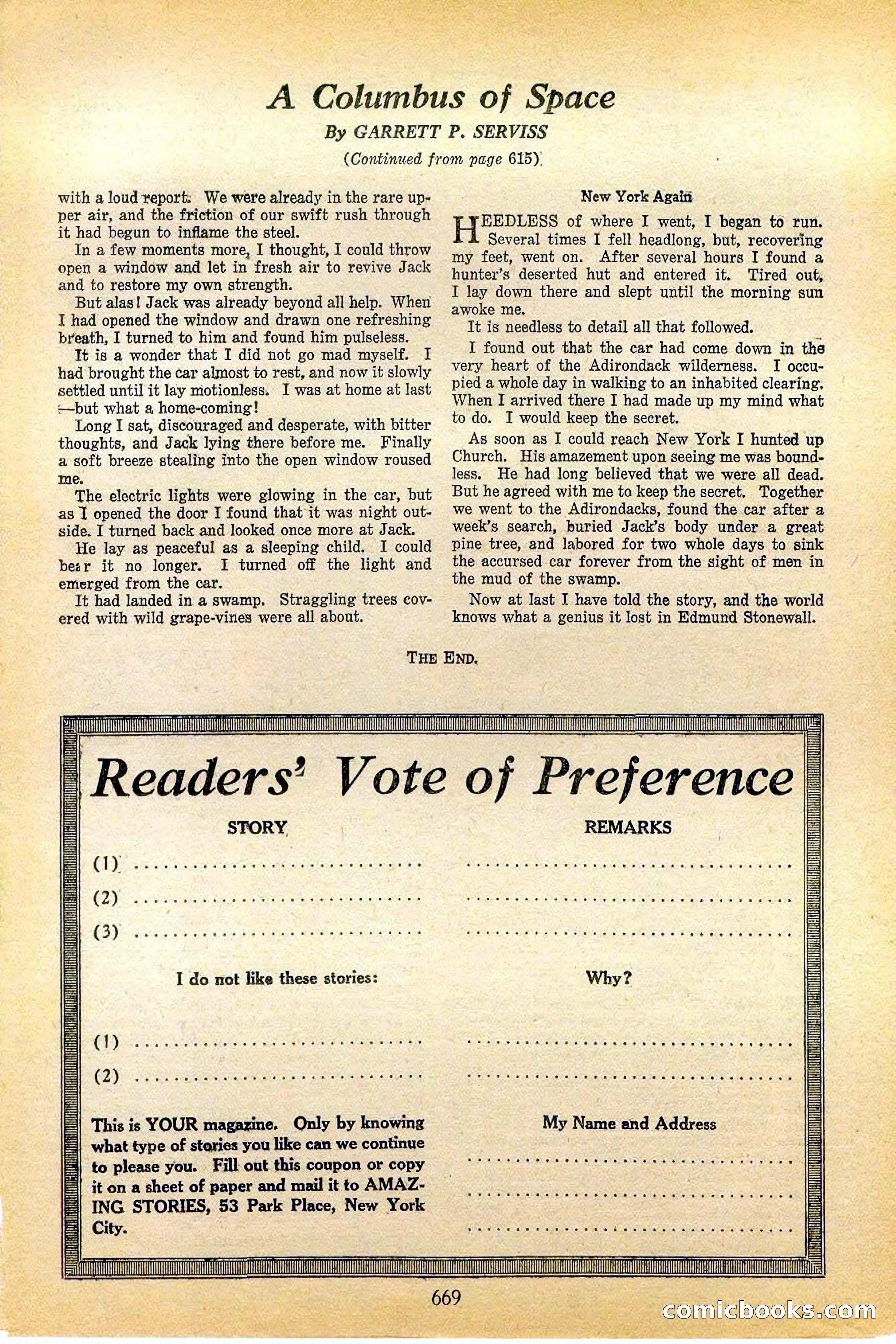 Amazing Stories, Oct 1926 — page 95 of 99