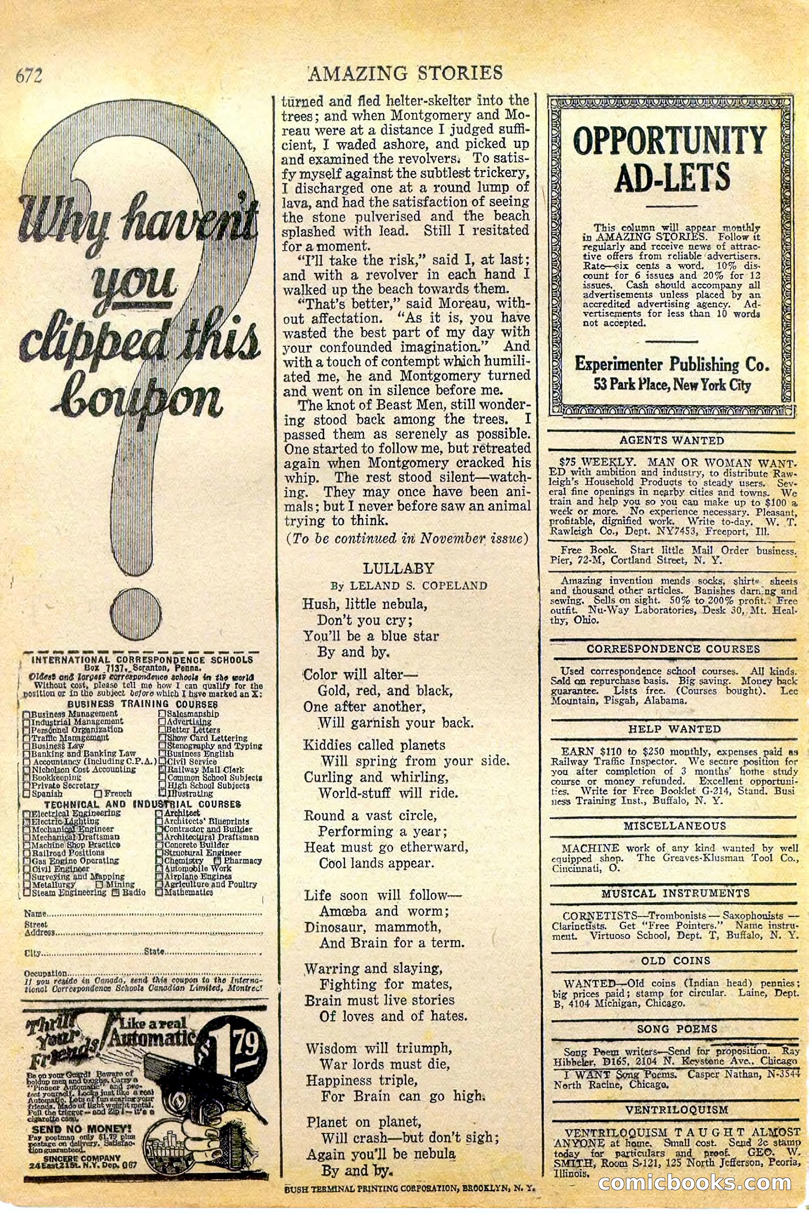 Amazing Stories, Oct 1926 — page 98 of 99