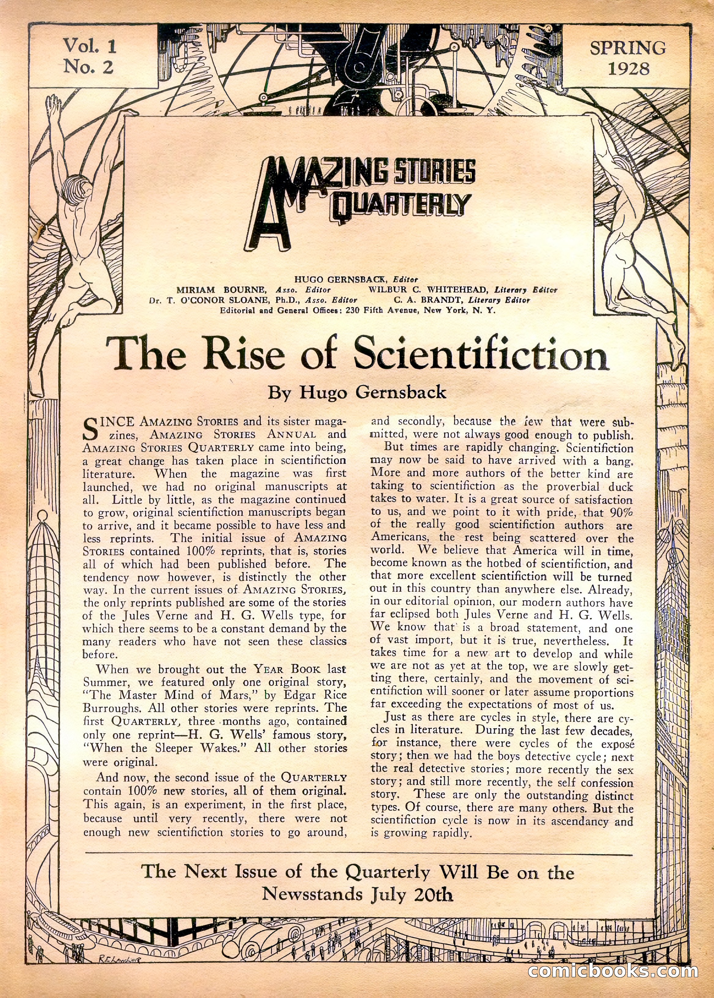 Amazing Stories Quarterly, Spring 1928 — page 4 of 145