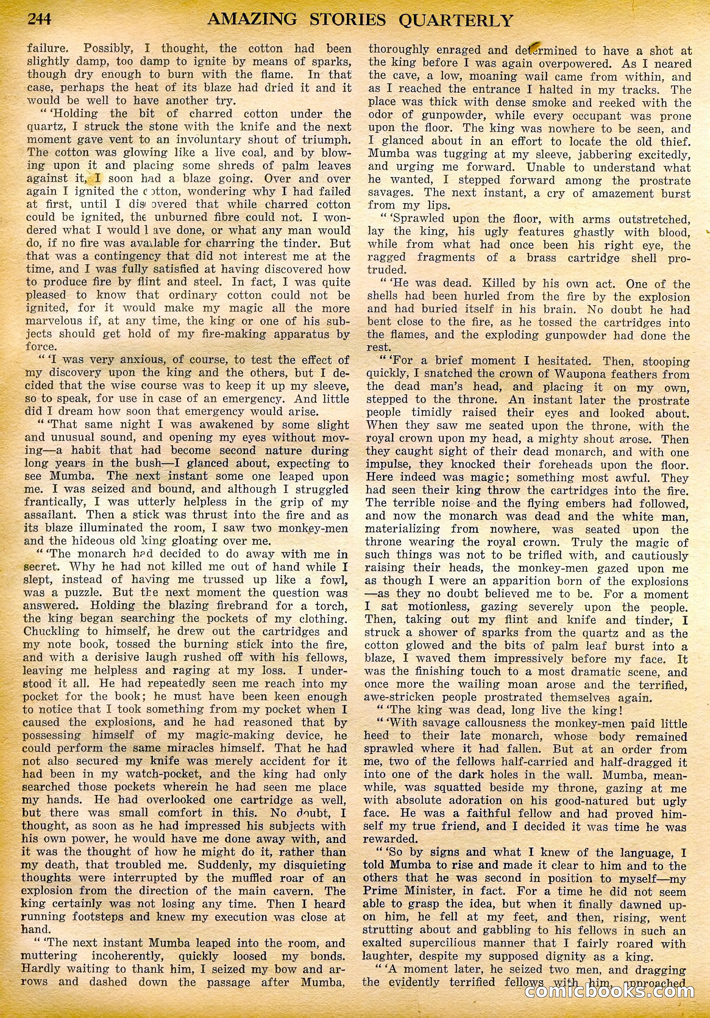 Amazing Stories Quarterly, Spring 1928 — page 101 of 145