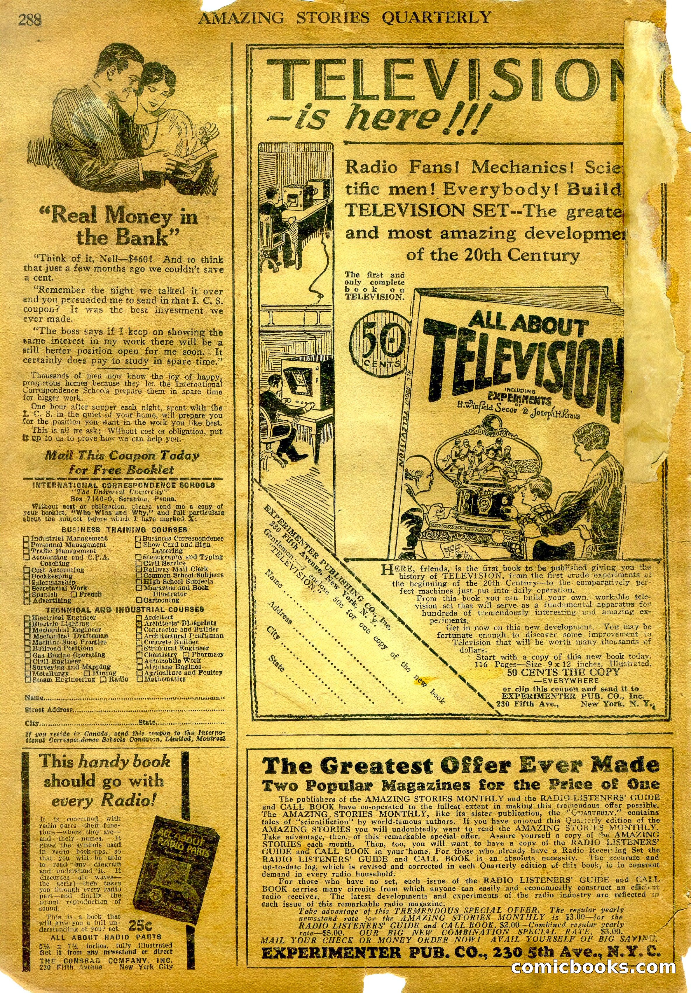 Amazing Stories Quarterly, Spring 1928 — page 145 of 145
