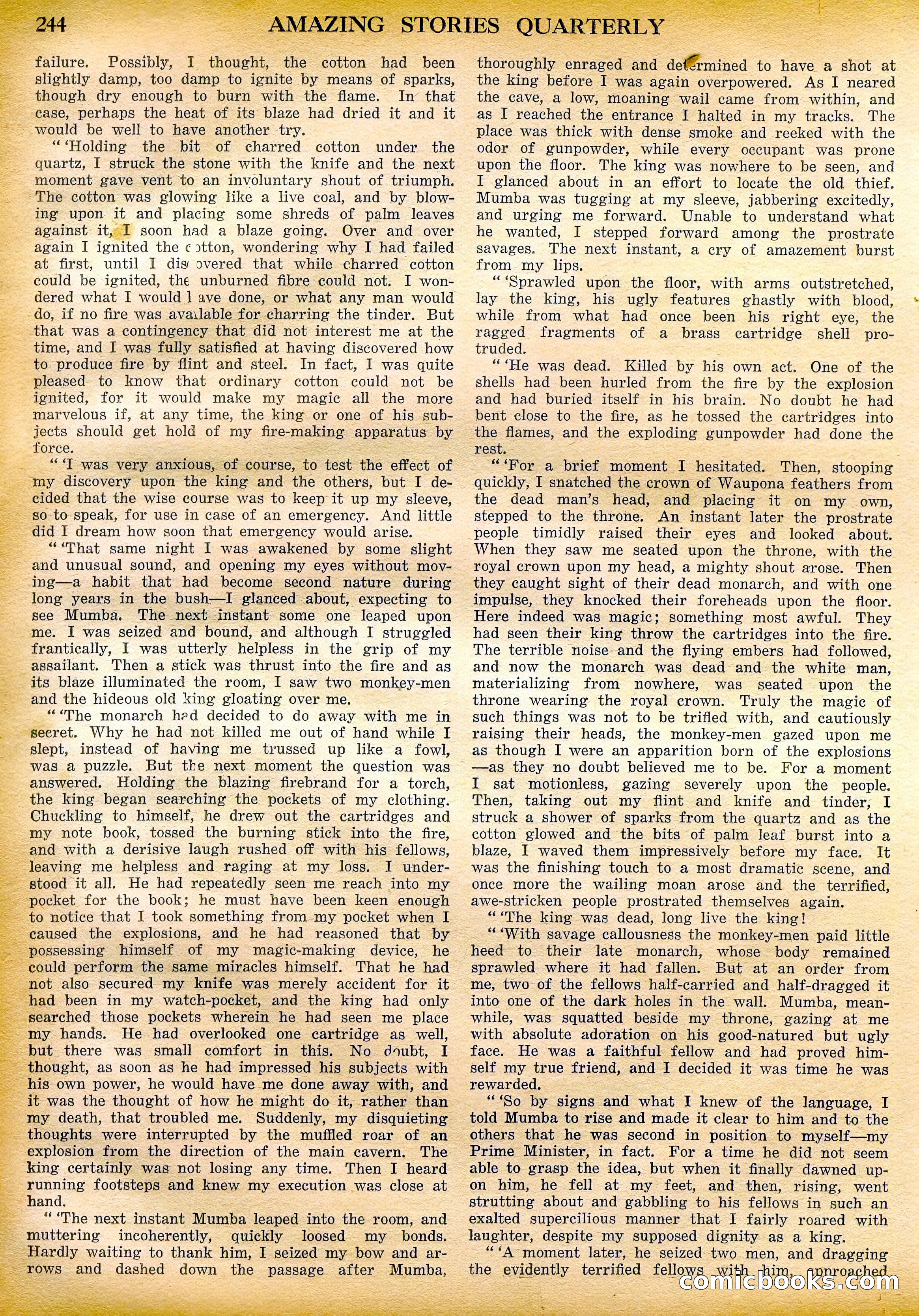 Amazing Stories Quarterly, Spring 1928 — page 101 of 145