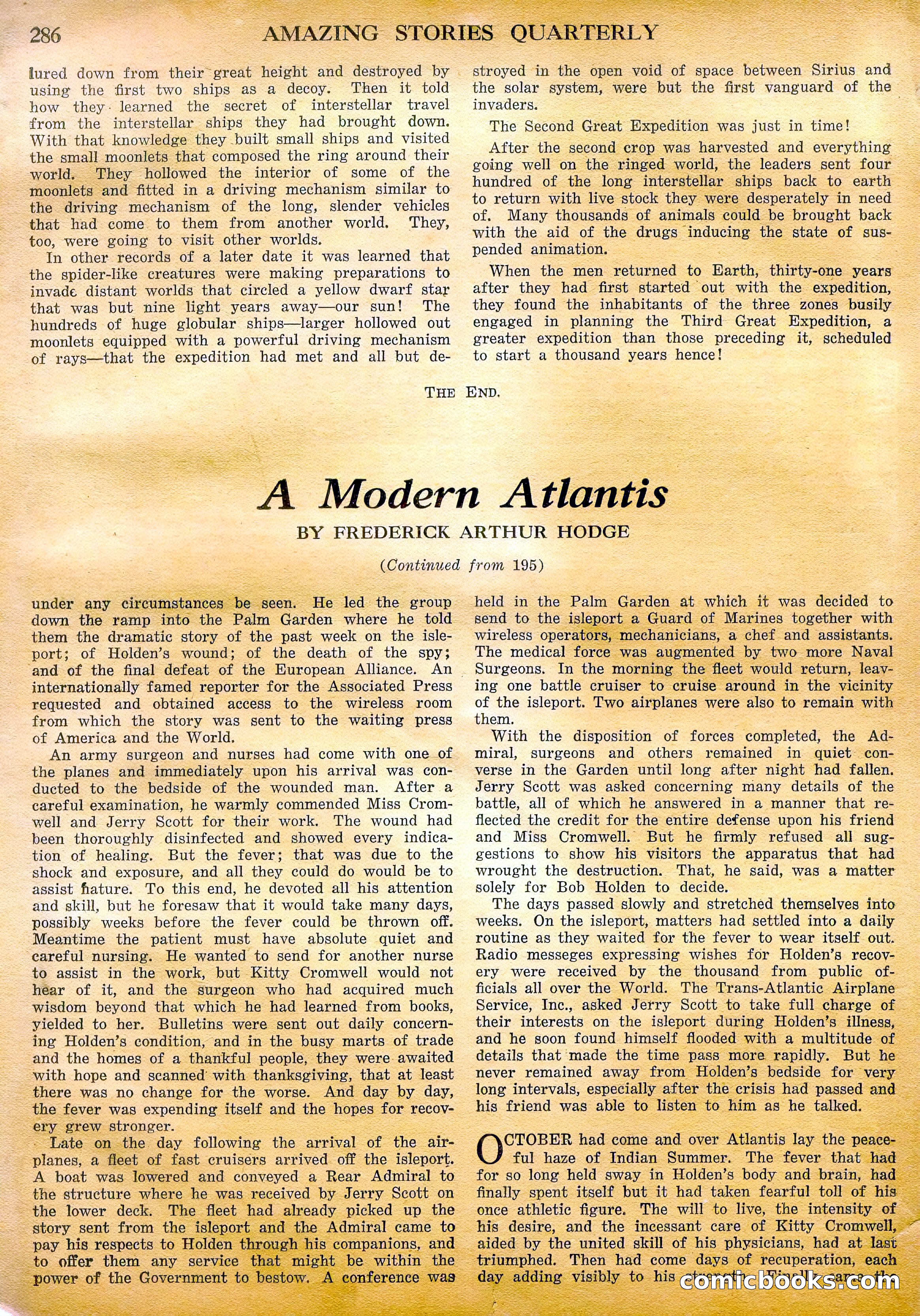 Amazing Stories Quarterly, Spring 1928 — page 143 of 145