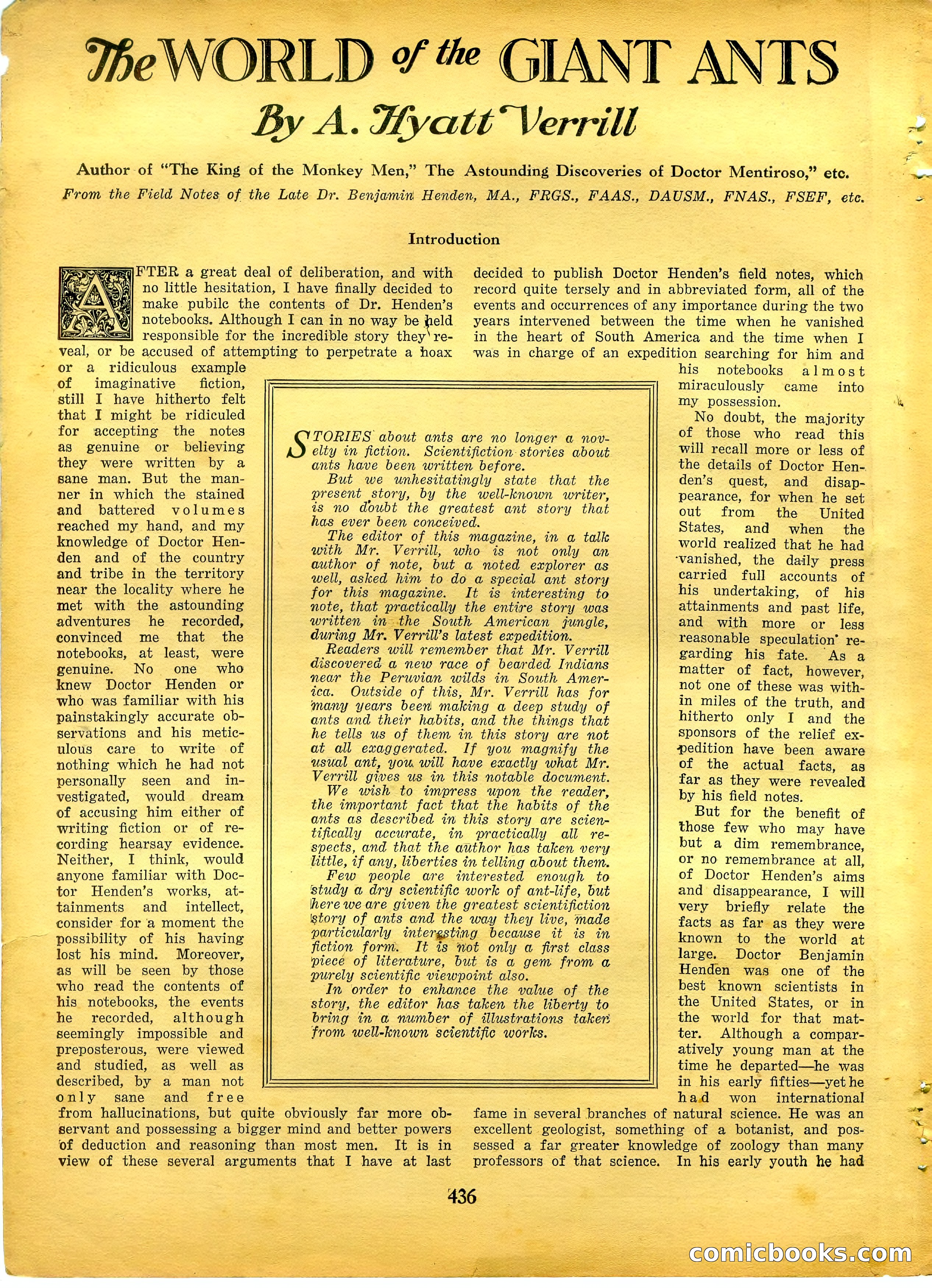 Amazing Stories Quarterly, Fall 1928 — page 5 of 145