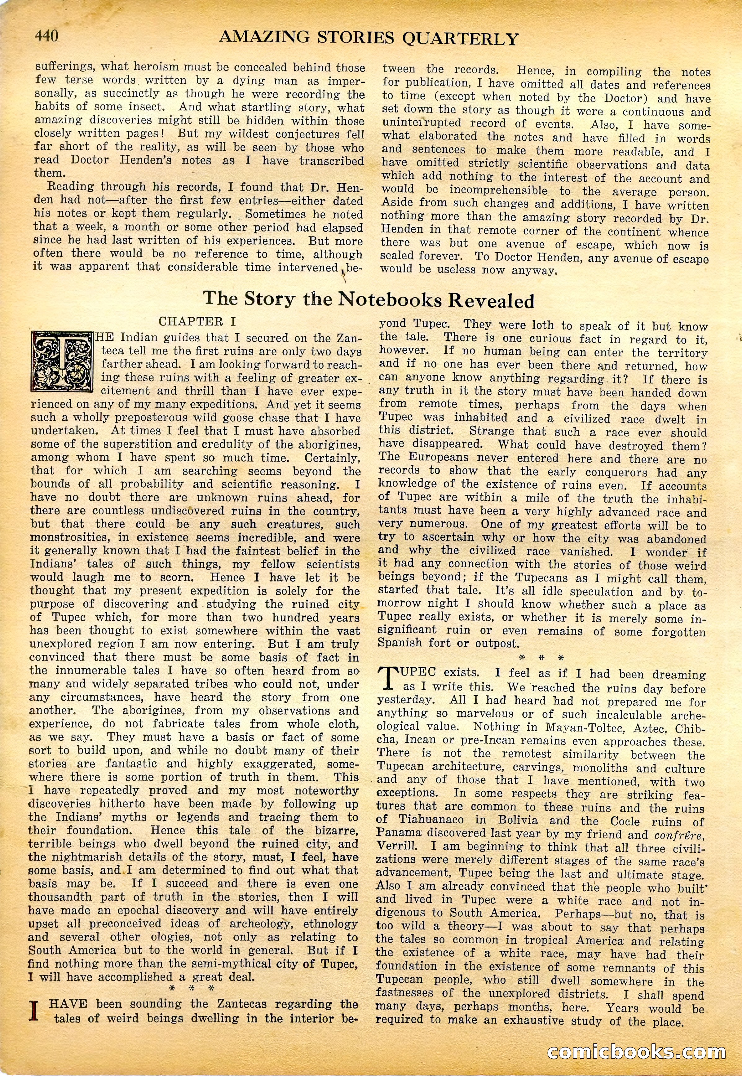 Amazing Stories Quarterly, Fall 1928 — page 9 of 145