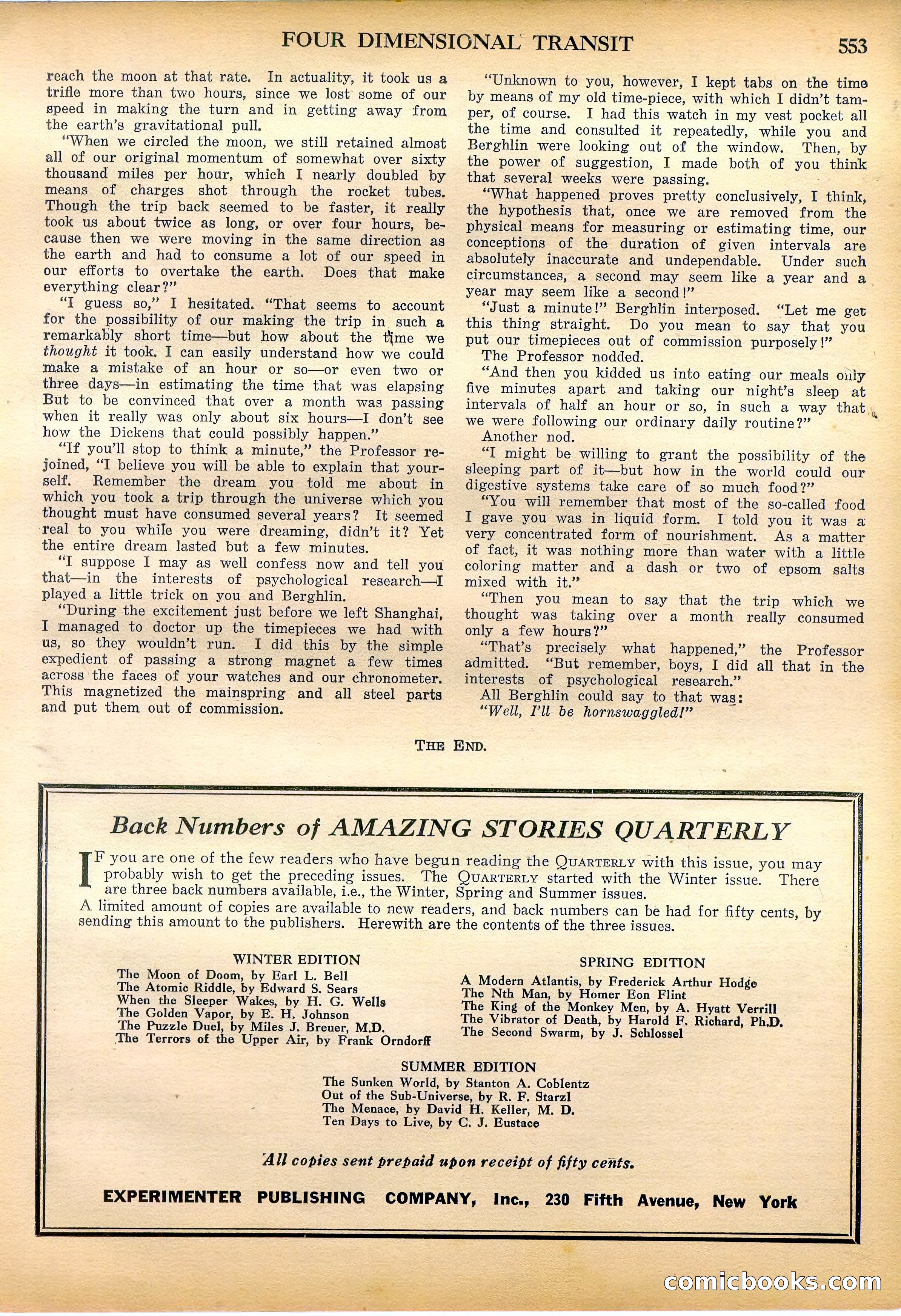 Amazing Stories Quarterly, Fall 1928 — page 122 of 145