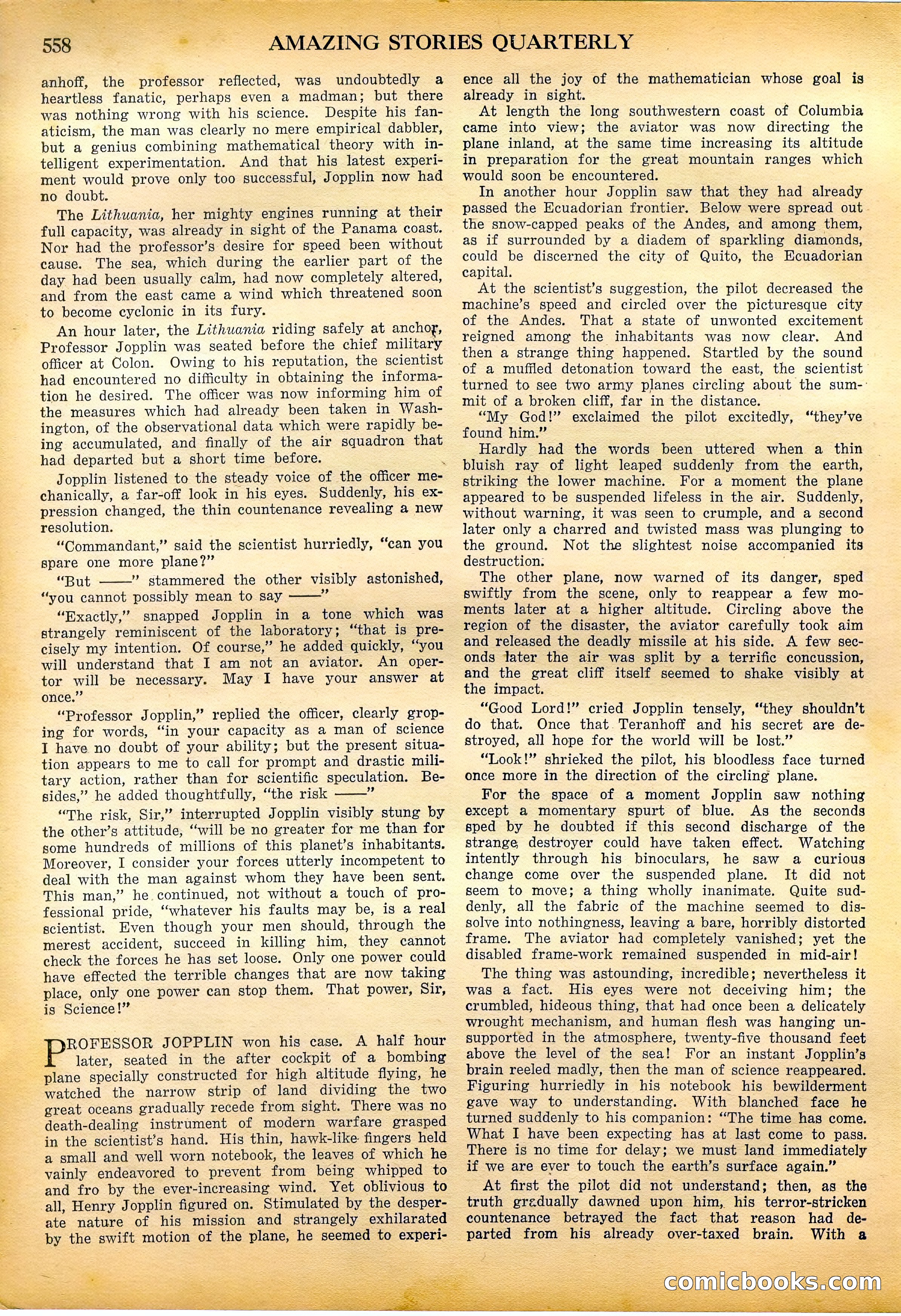 Amazing Stories Quarterly, Fall 1928 — page 127 of 145