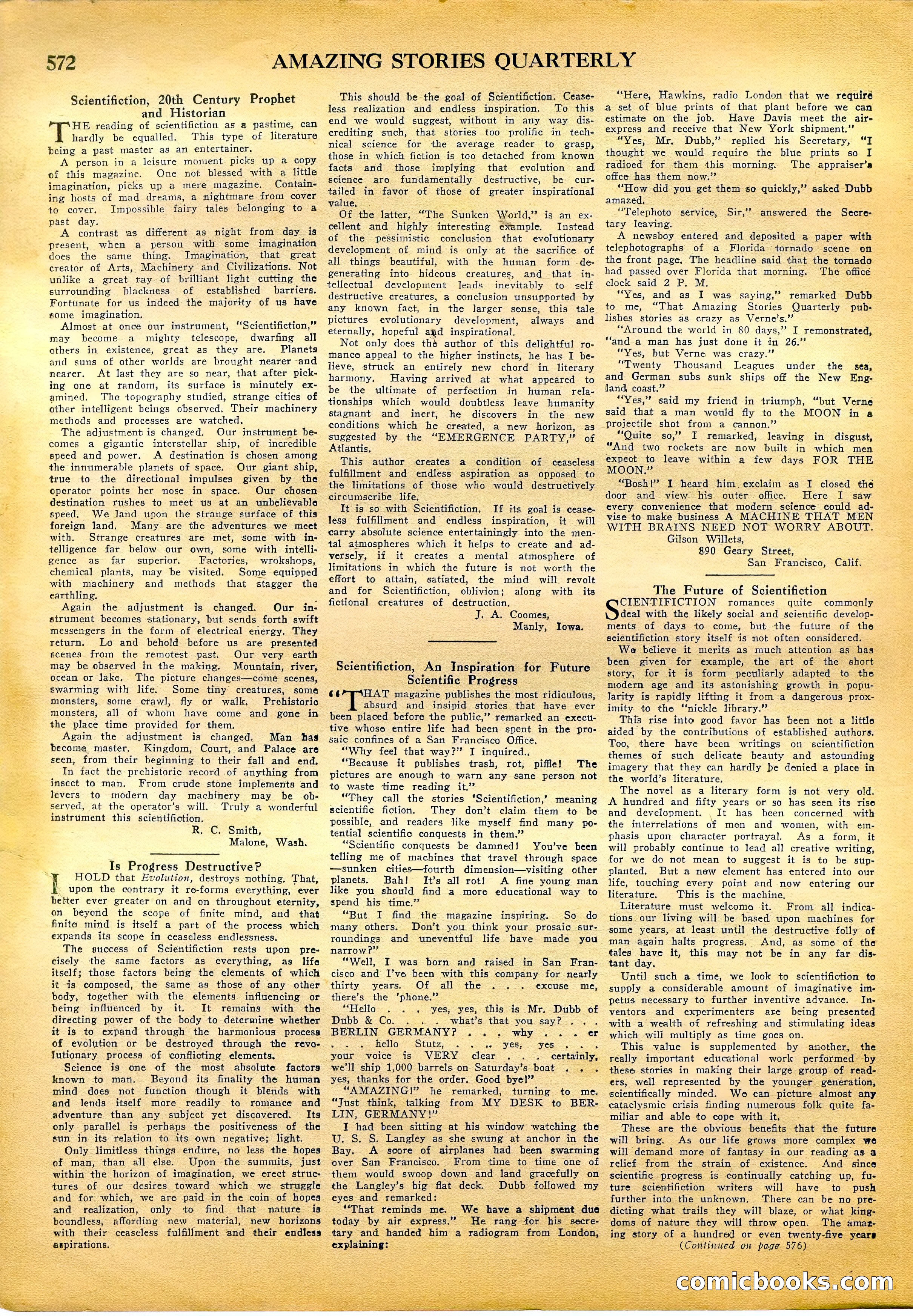 Amazing Stories Quarterly, Fall 1928 — page 141 of 145