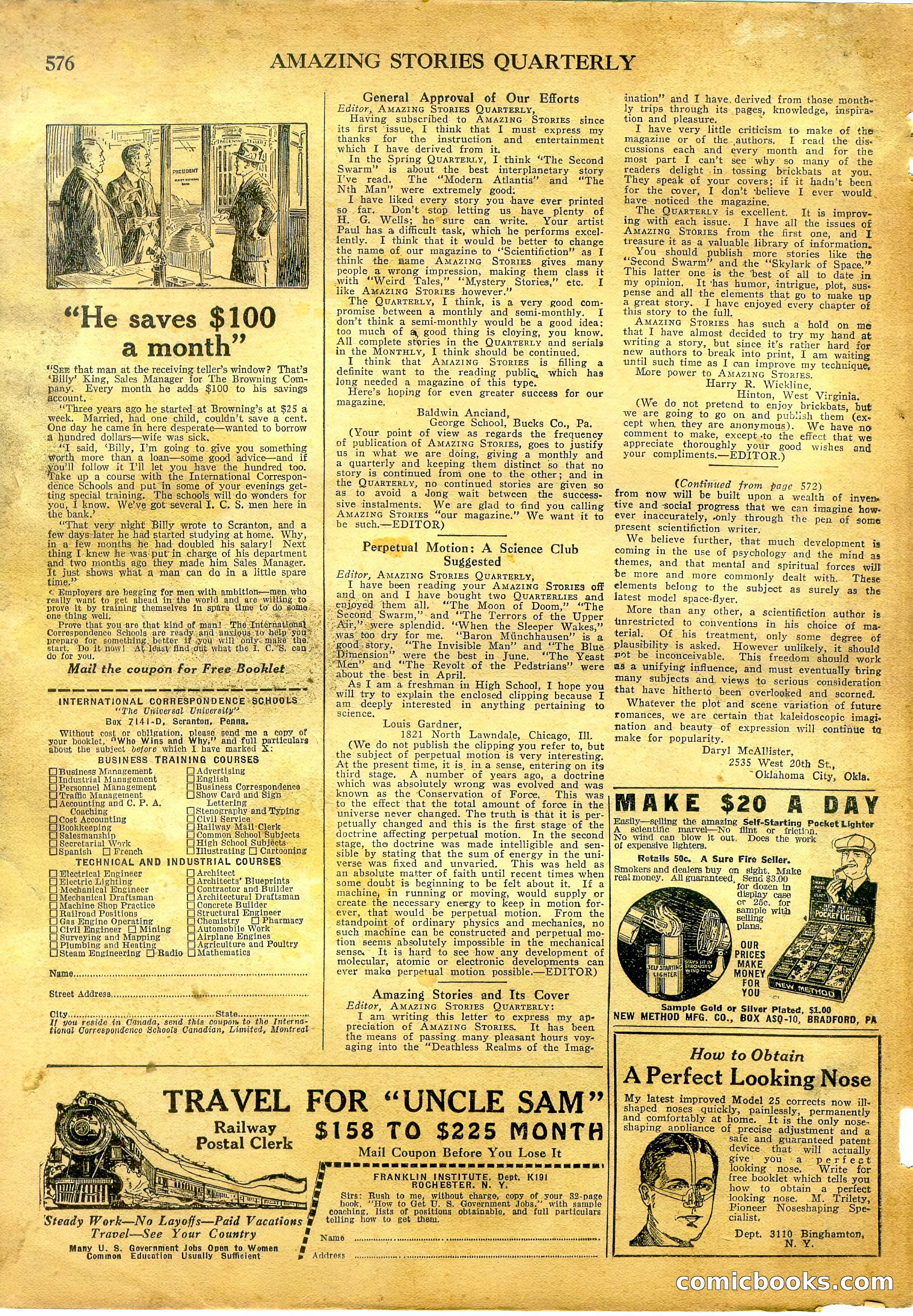 Amazing Stories Quarterly, Fall 1928 — page 145 of 145