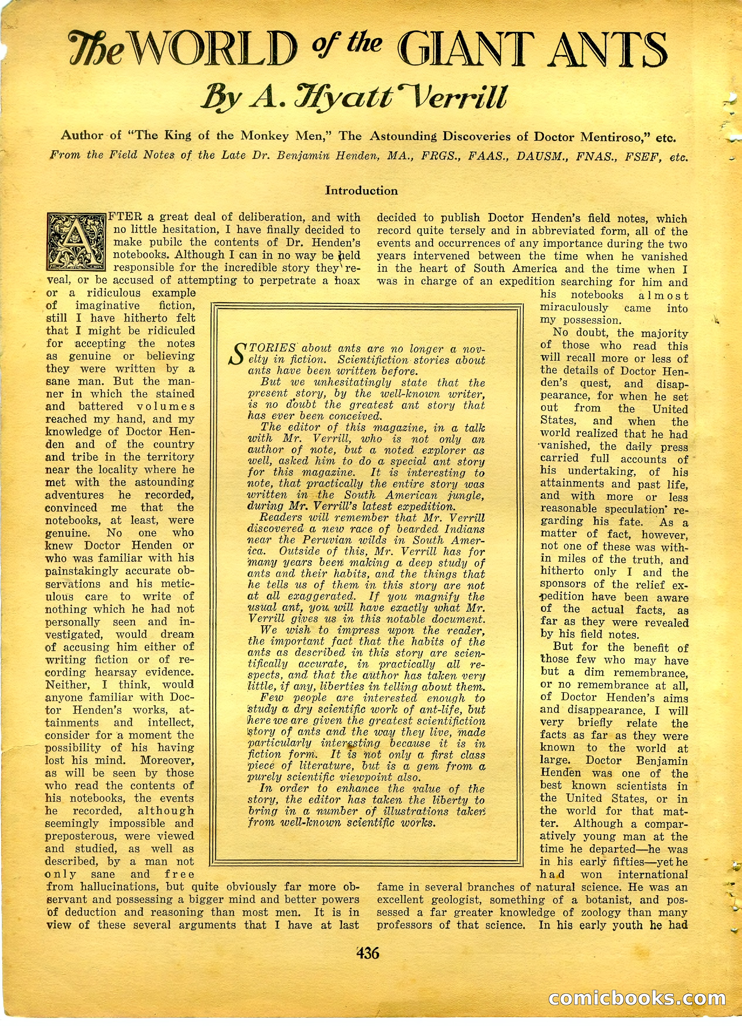 Amazing Stories Quarterly, Fall 1928 — page 5 of 145