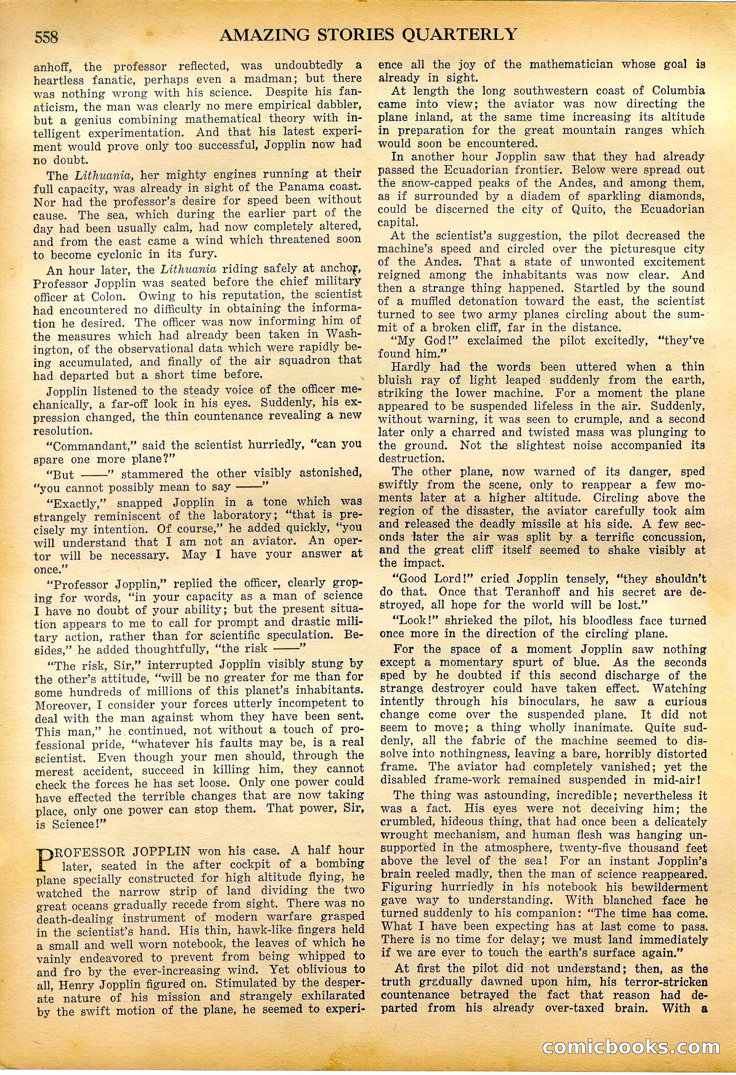 Amazing Stories Quarterly, Fall 1928 — page 127 of 145