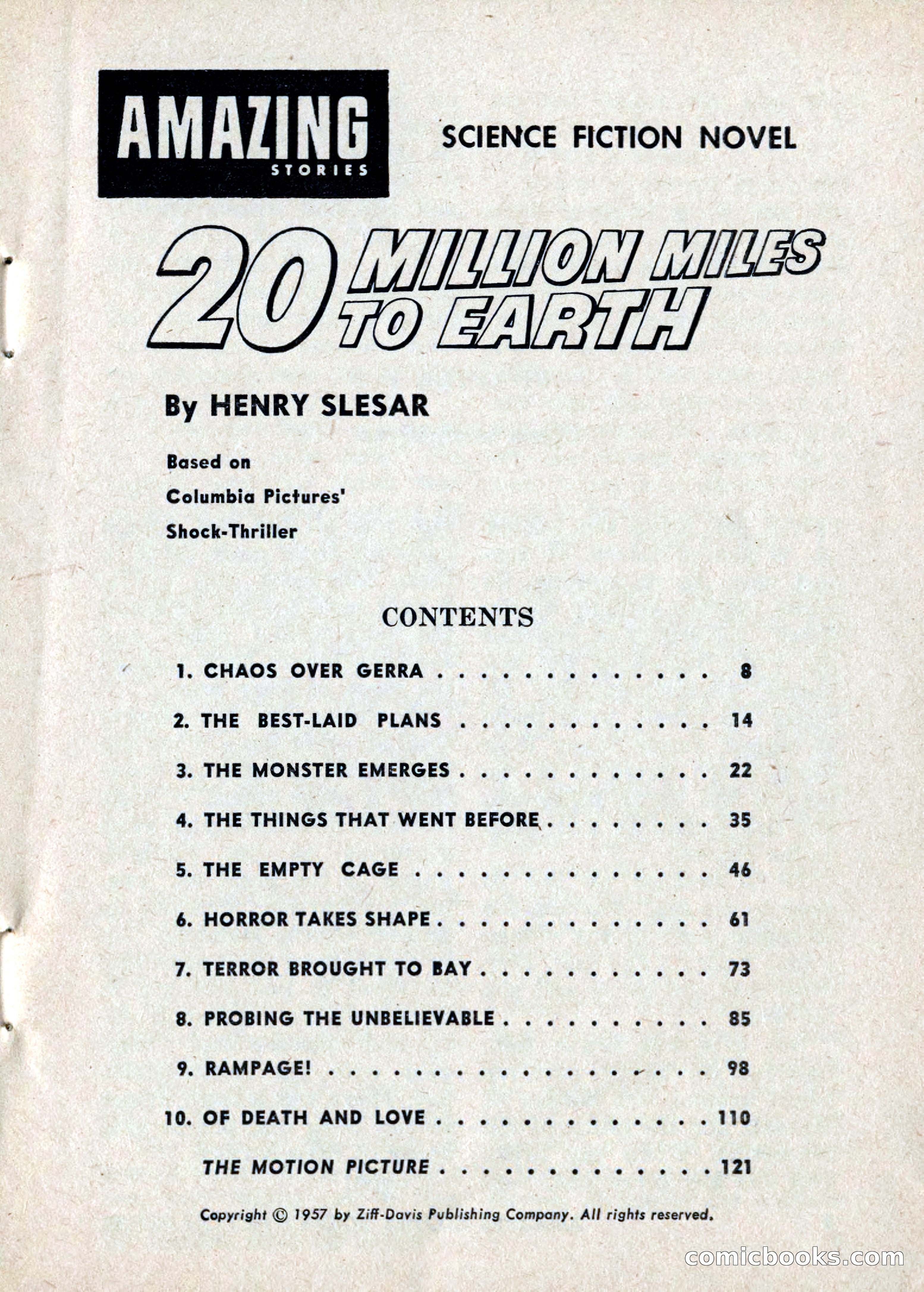 Amazing Stories: 20 Million Miles to Earth — page 7 of 132