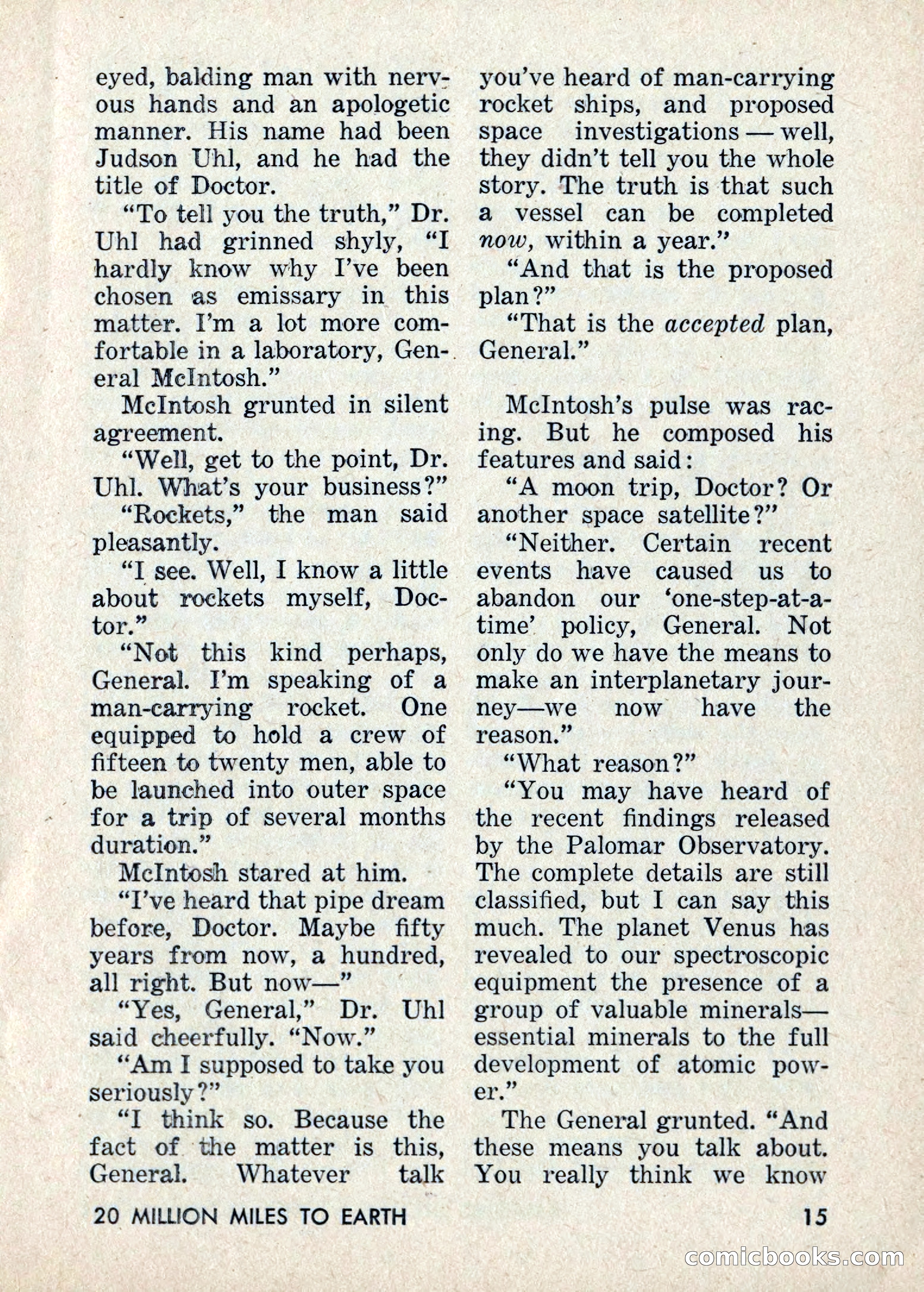 Amazing Stories: 20 Million Miles to Earth — page 15 of 132