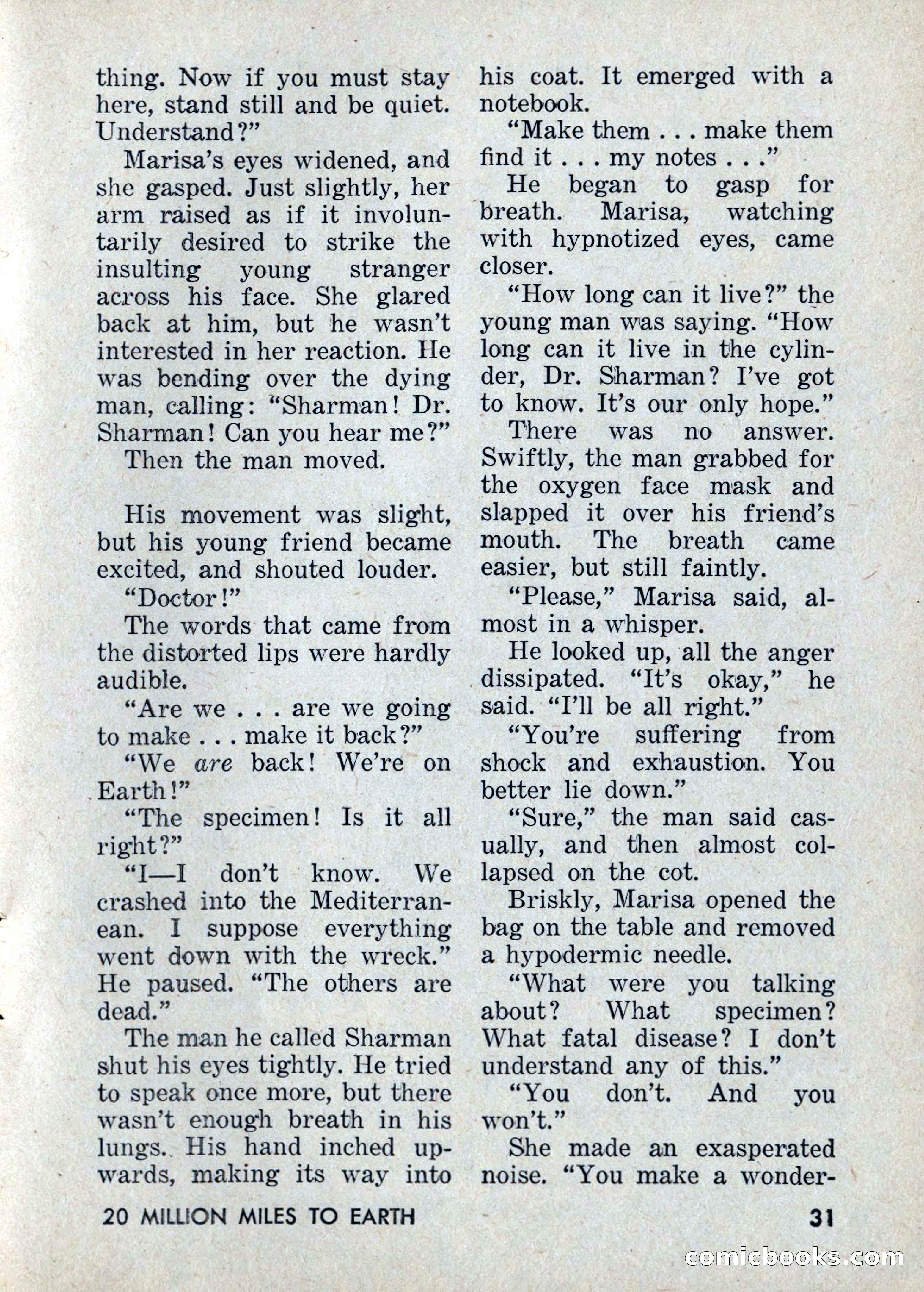 Amazing Stories: 20 Million Miles to Earth — page 31 of 132