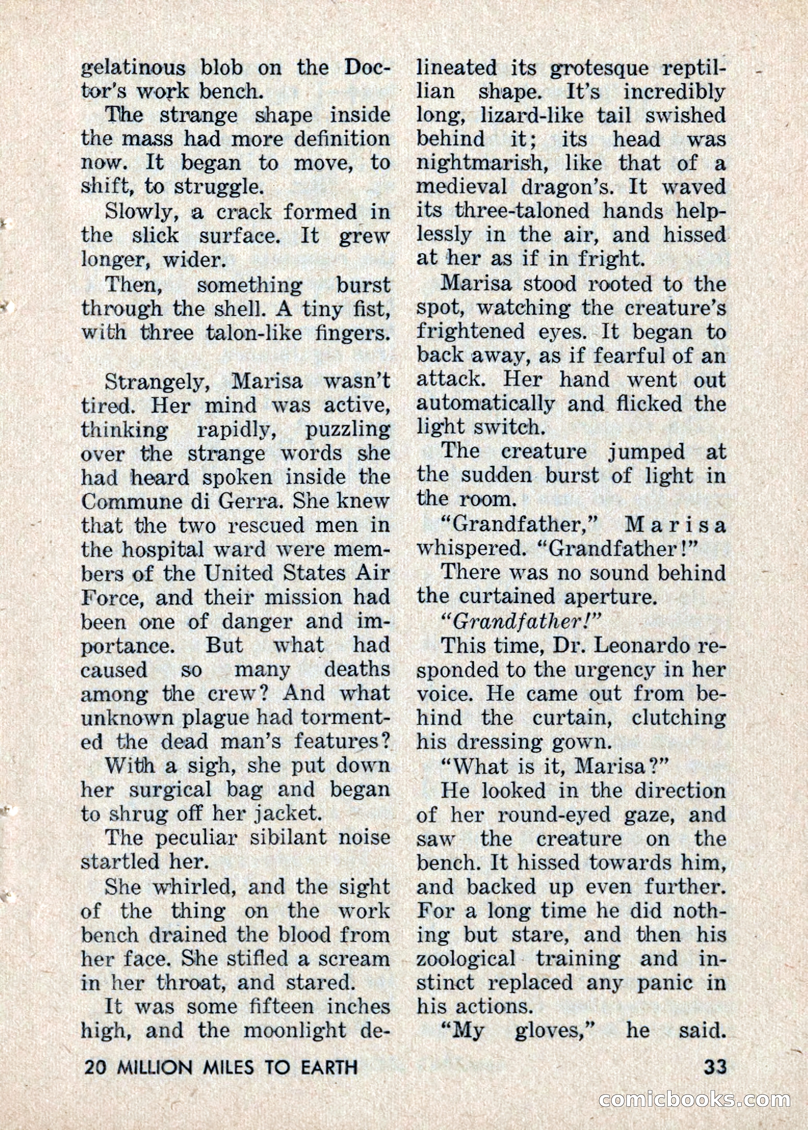 Amazing Stories: 20 Million Miles to Earth — page 33 of 132