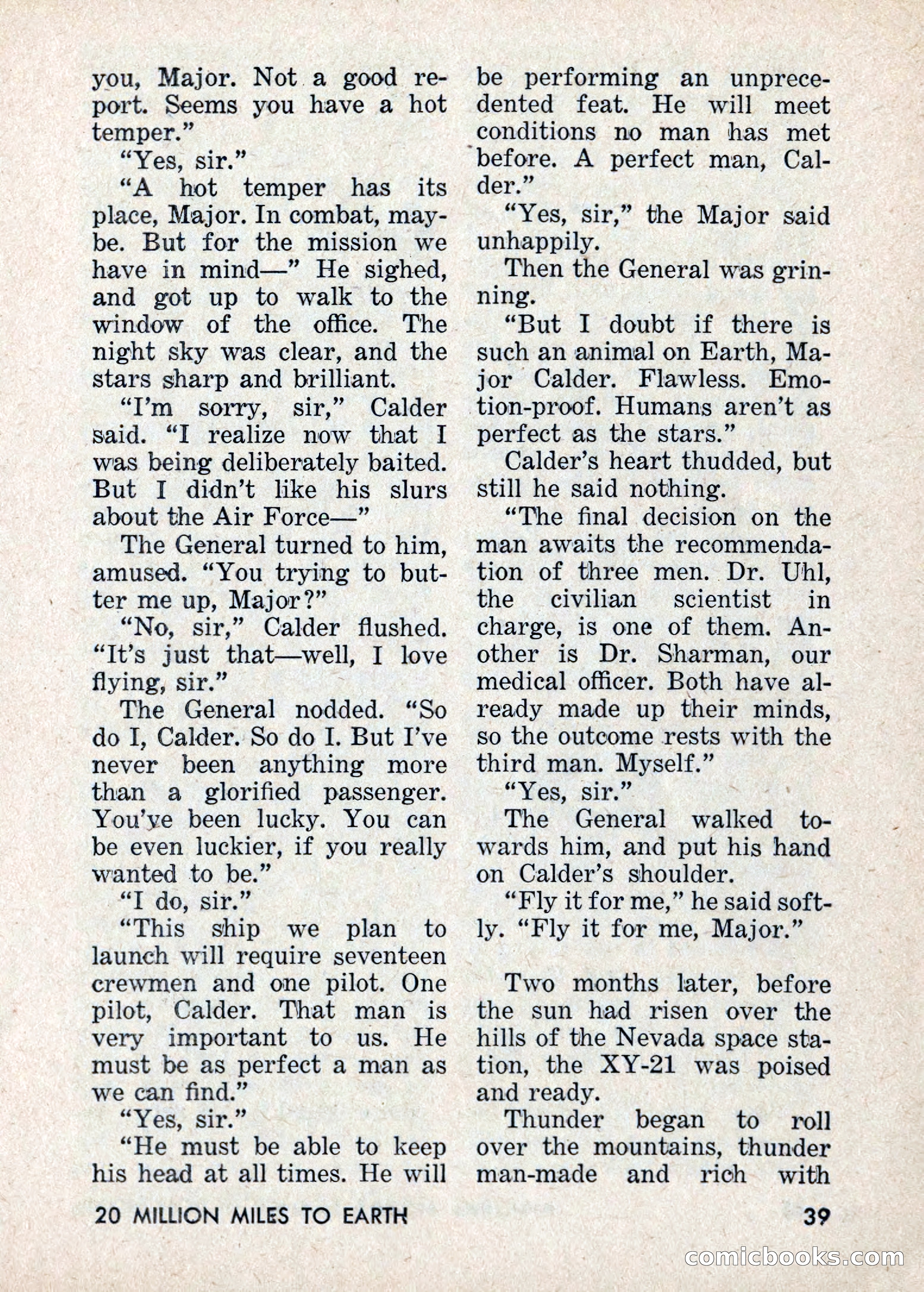 Amazing Stories: 20 Million Miles to Earth — page 39 of 132