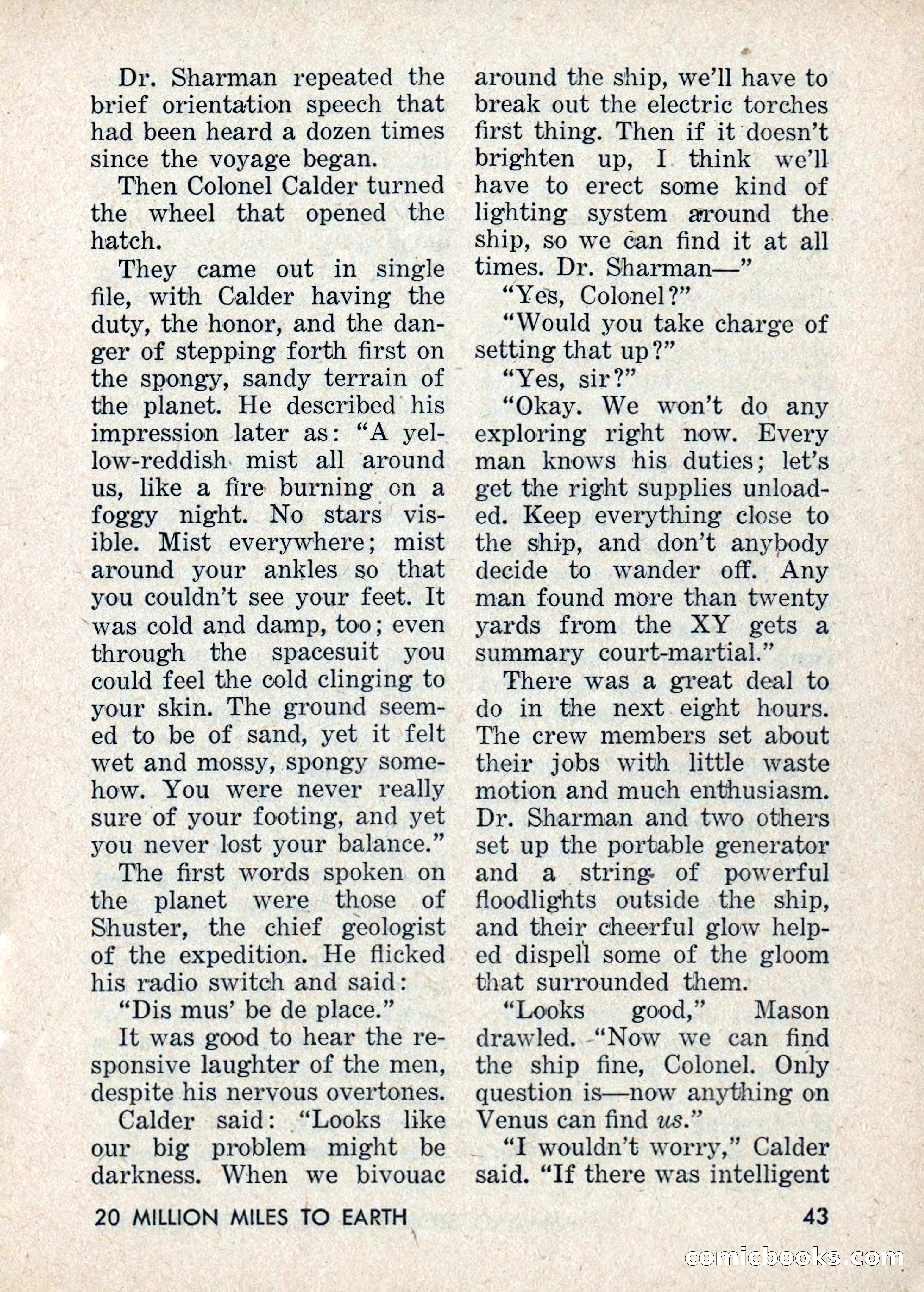 Amazing Stories: 20 Million Miles to Earth — page 43 of 132