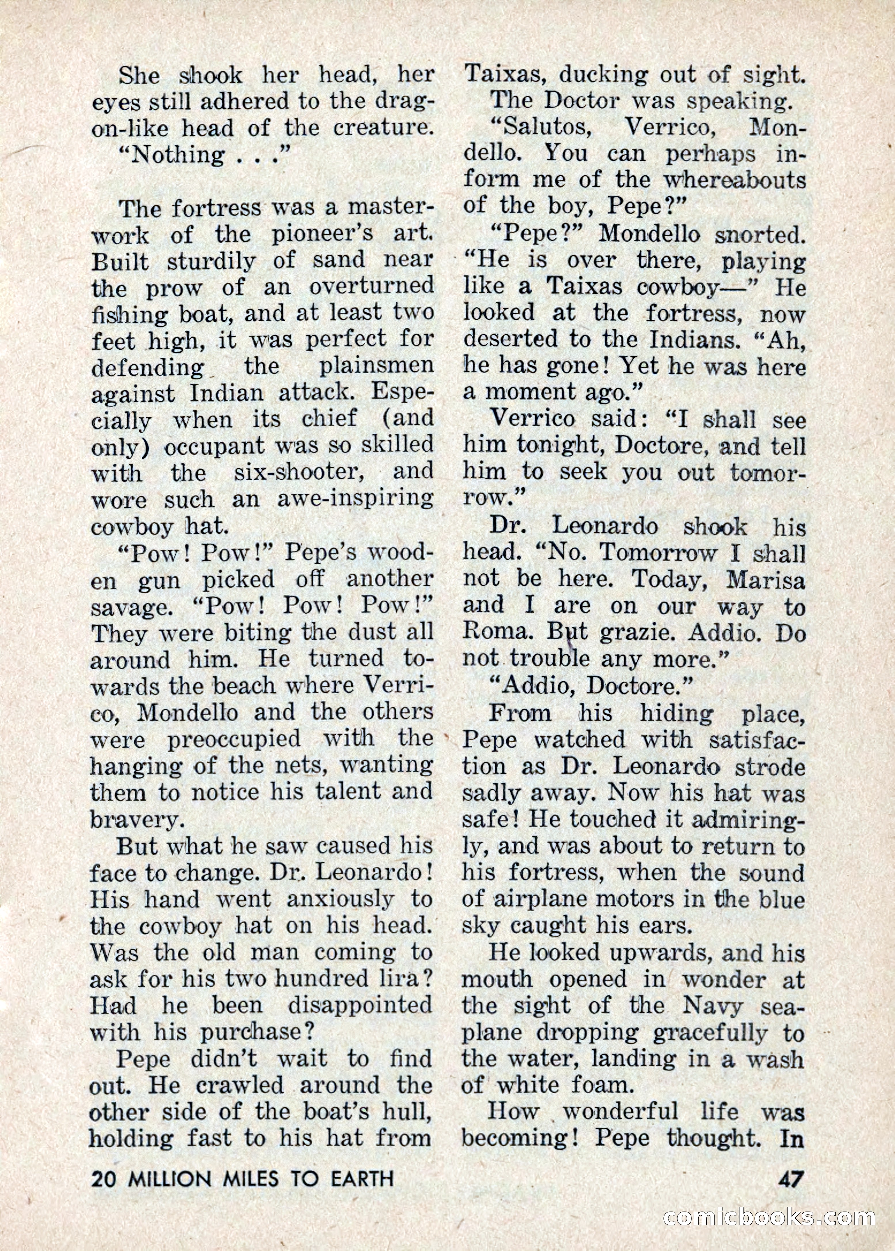 Amazing Stories: 20 Million Miles to Earth — page 47 of 132