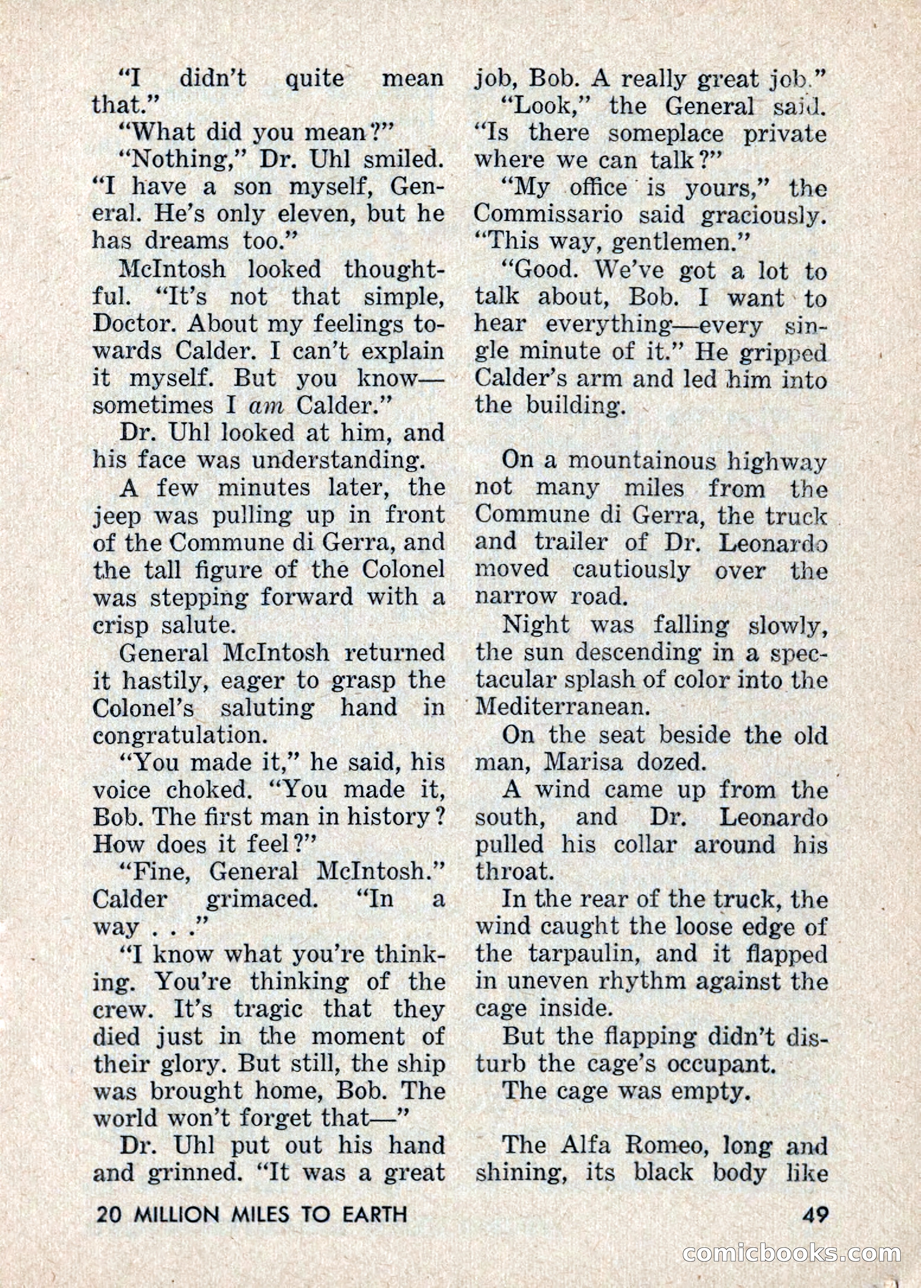 Amazing Stories: 20 Million Miles to Earth — page 49 of 132