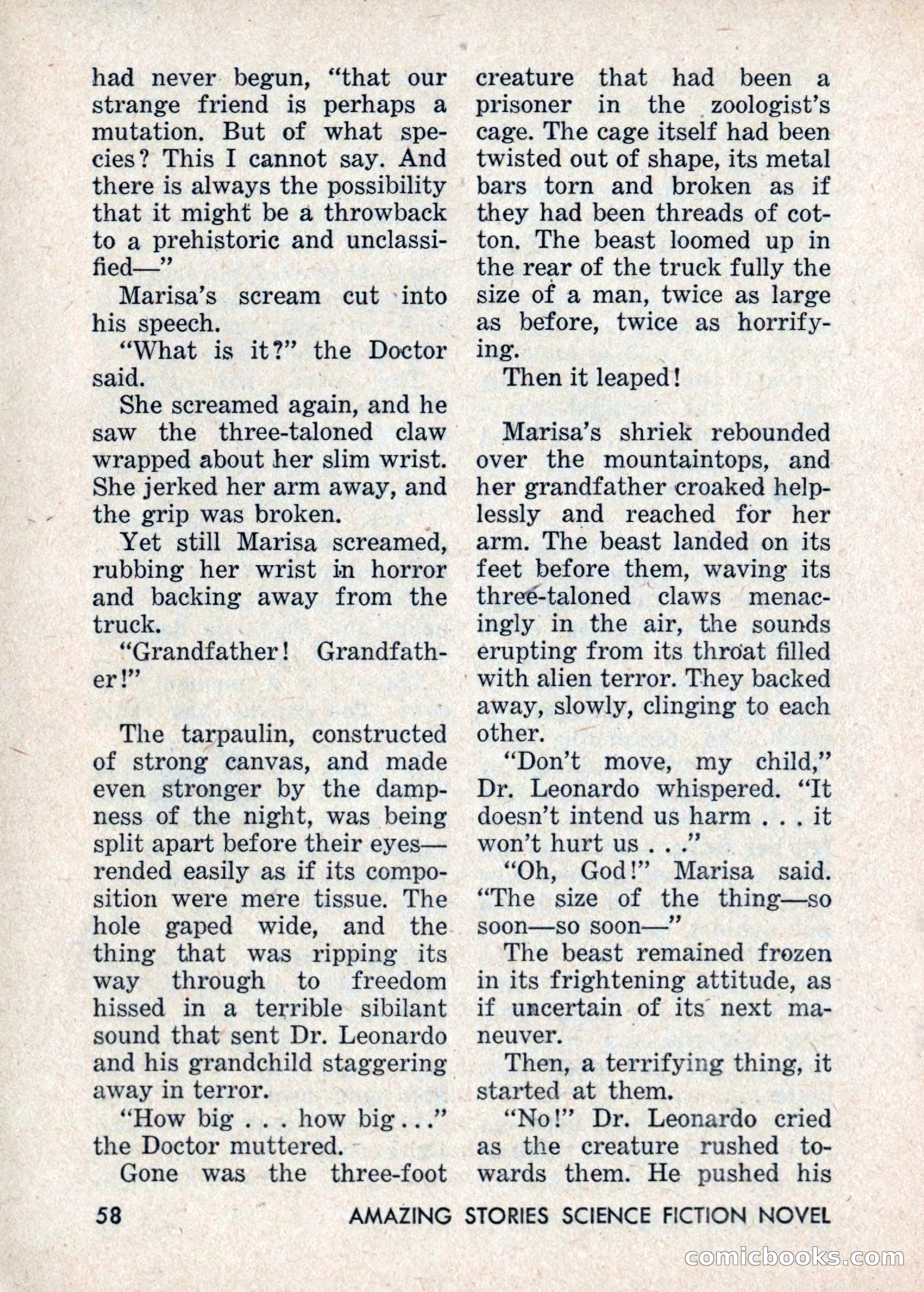 Amazing Stories: 20 Million Miles to Earth — page 58 of 132