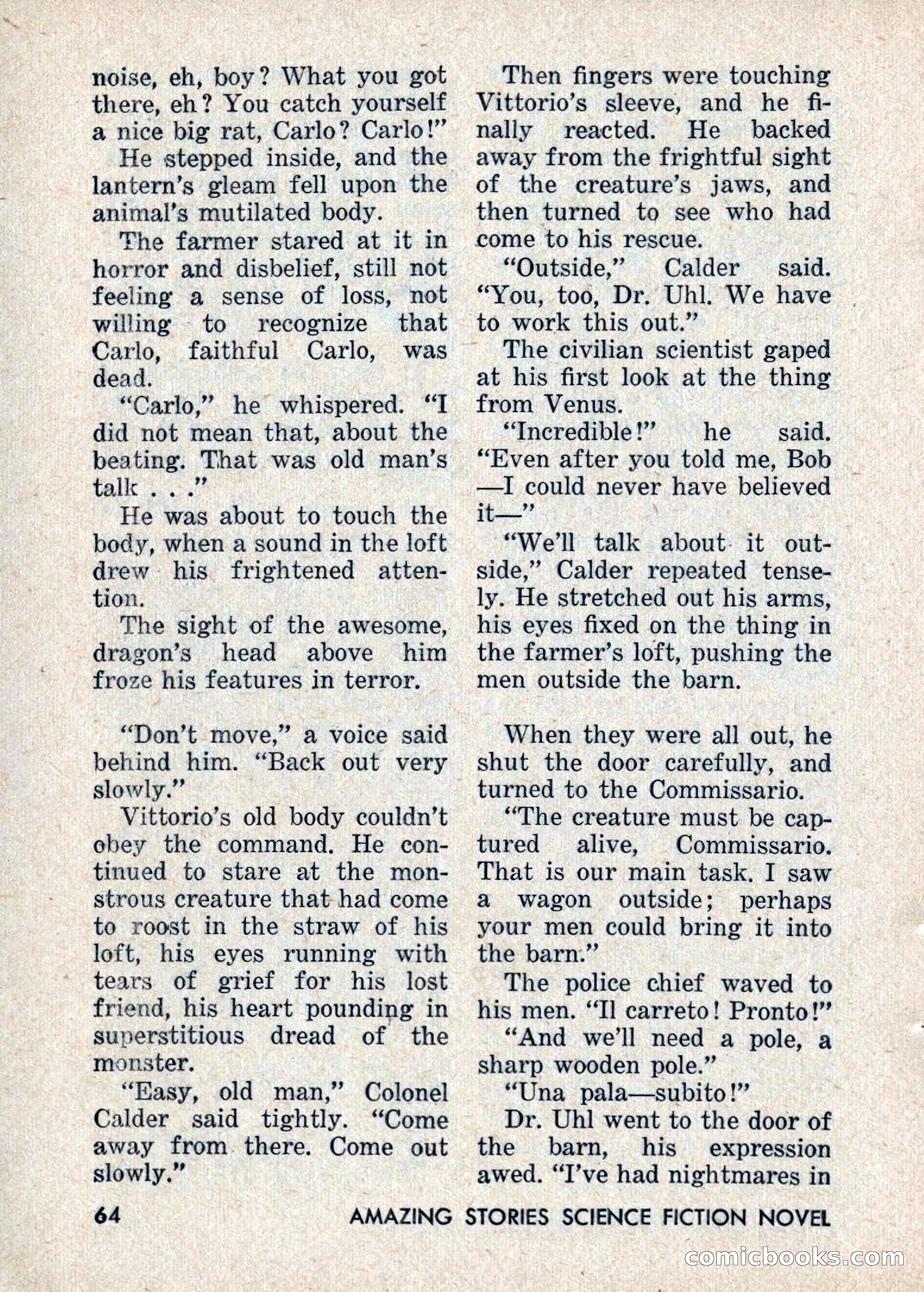 Amazing Stories: 20 Million Miles to Earth — page 64 of 132