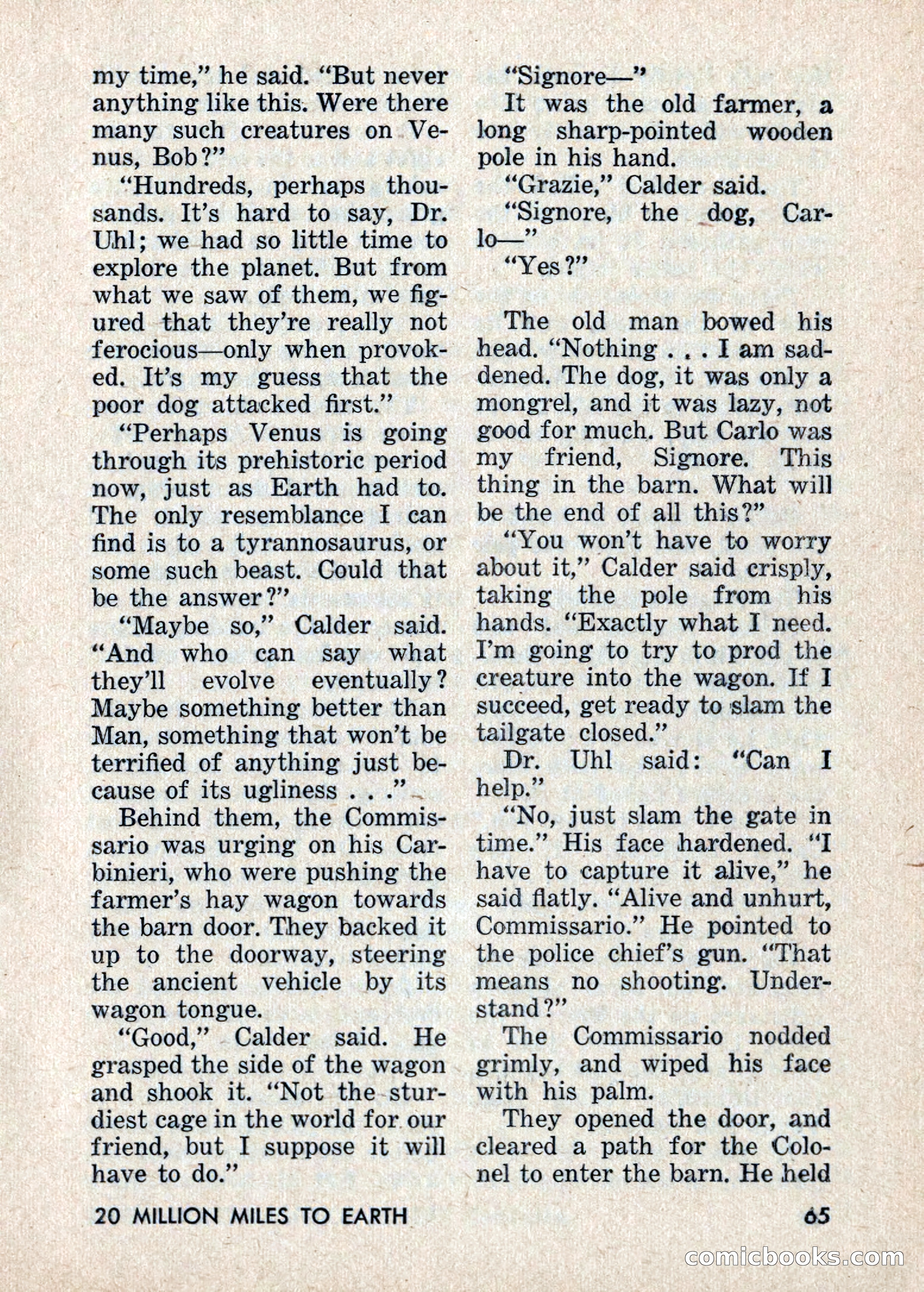 Amazing Stories: 20 Million Miles to Earth — page 65 of 132