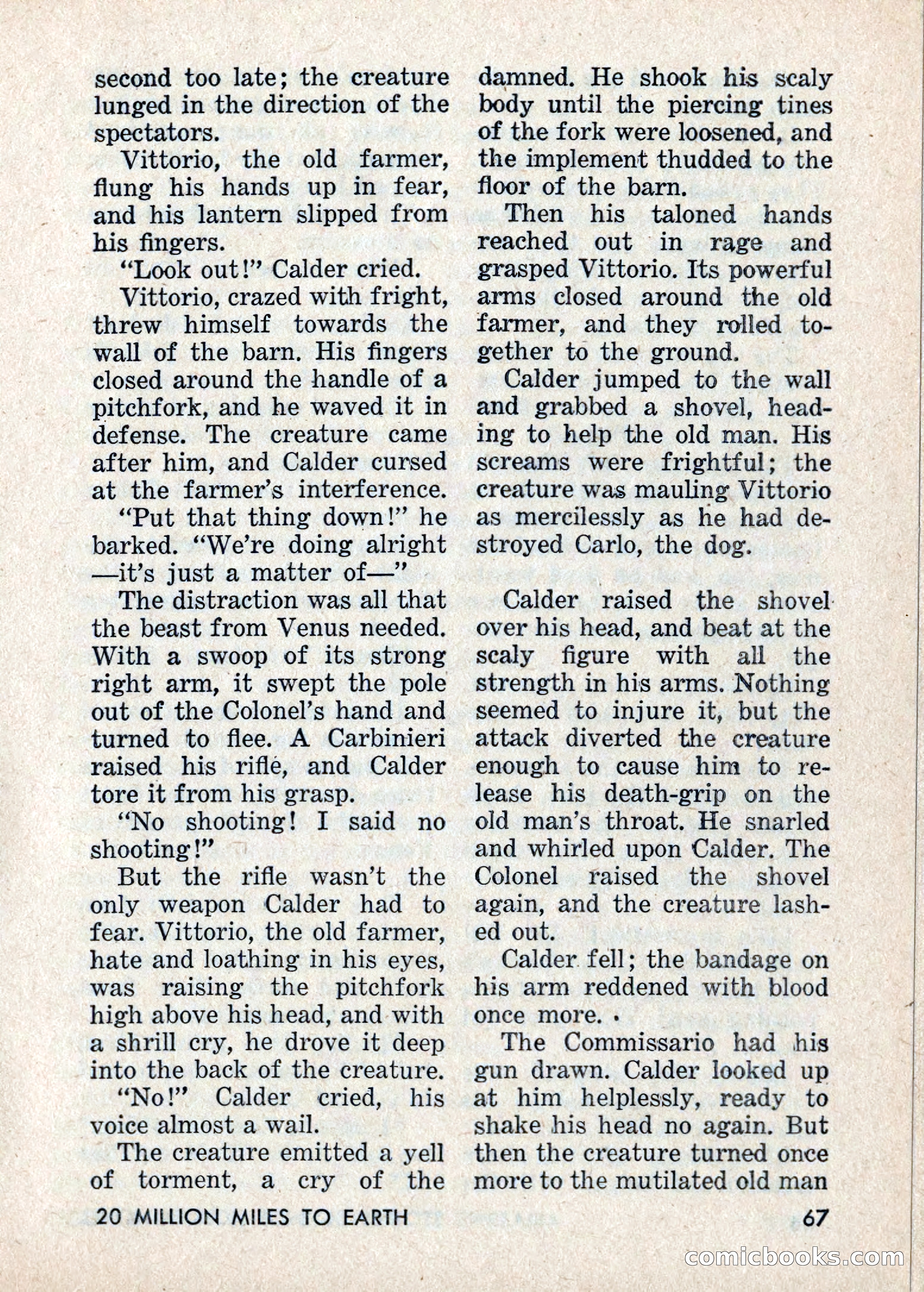 Amazing Stories: 20 Million Miles to Earth — page 67 of 132