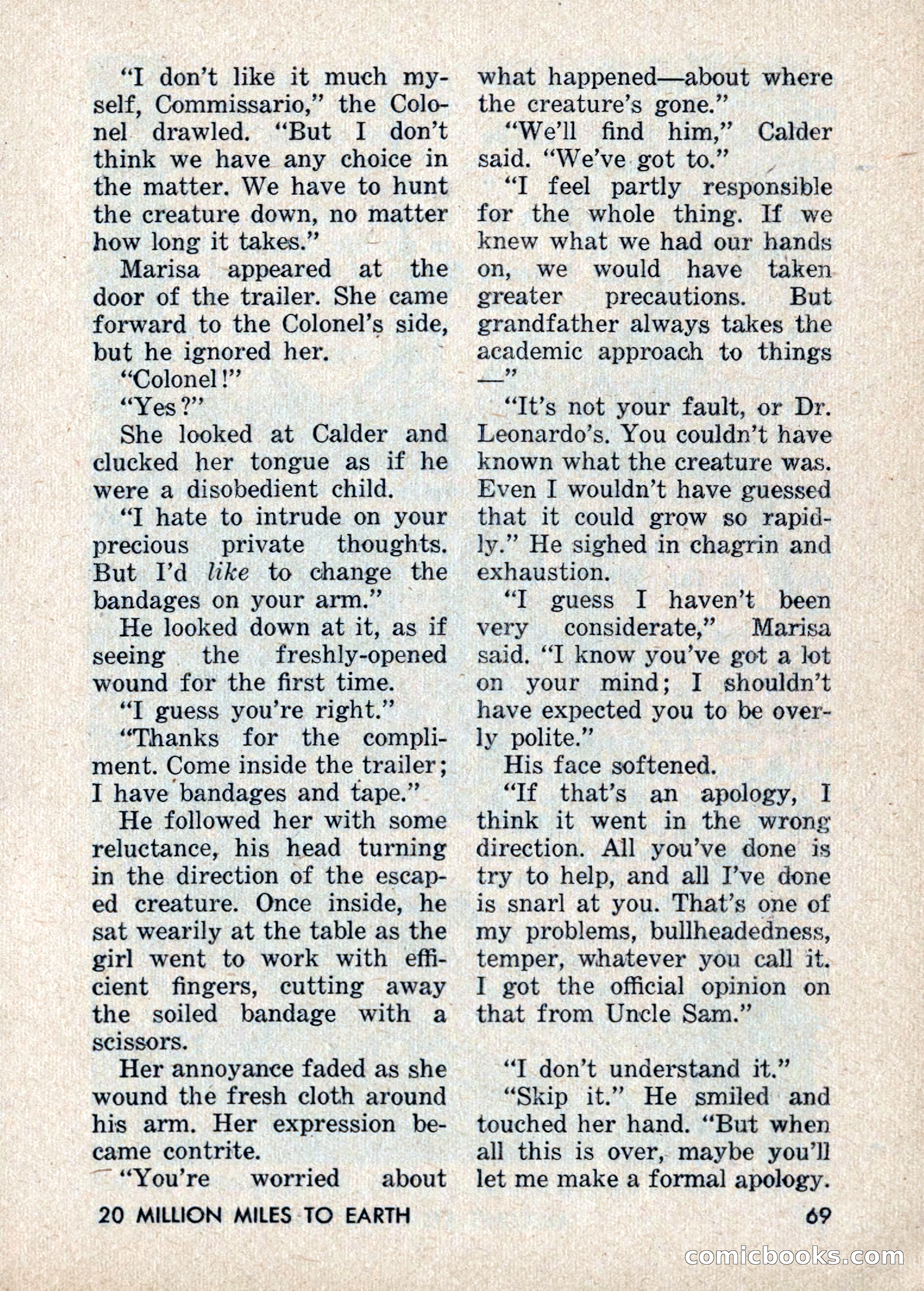Amazing Stories: 20 Million Miles to Earth — page 69 of 132