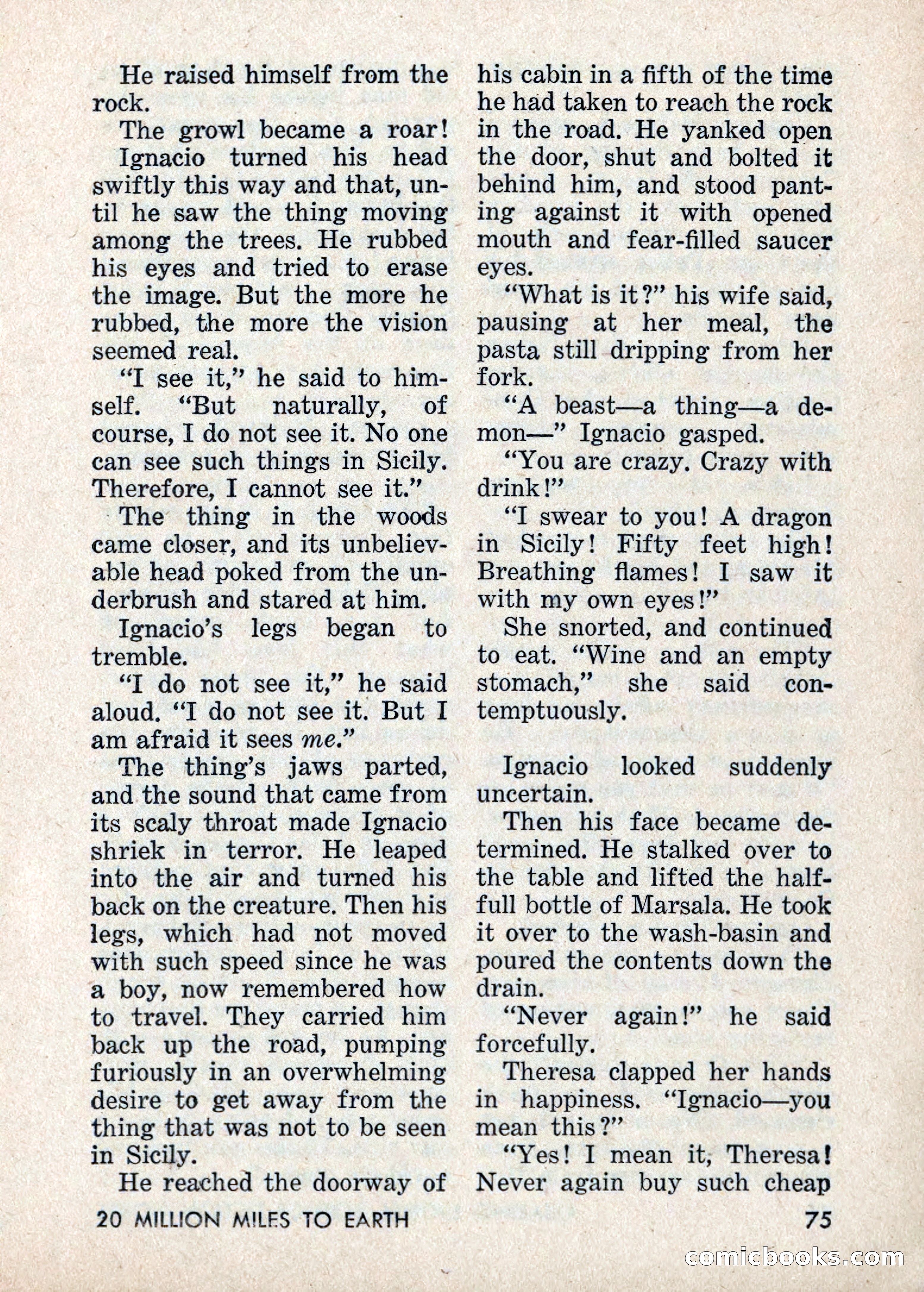 Amazing Stories: 20 Million Miles to Earth — page 75 of 132