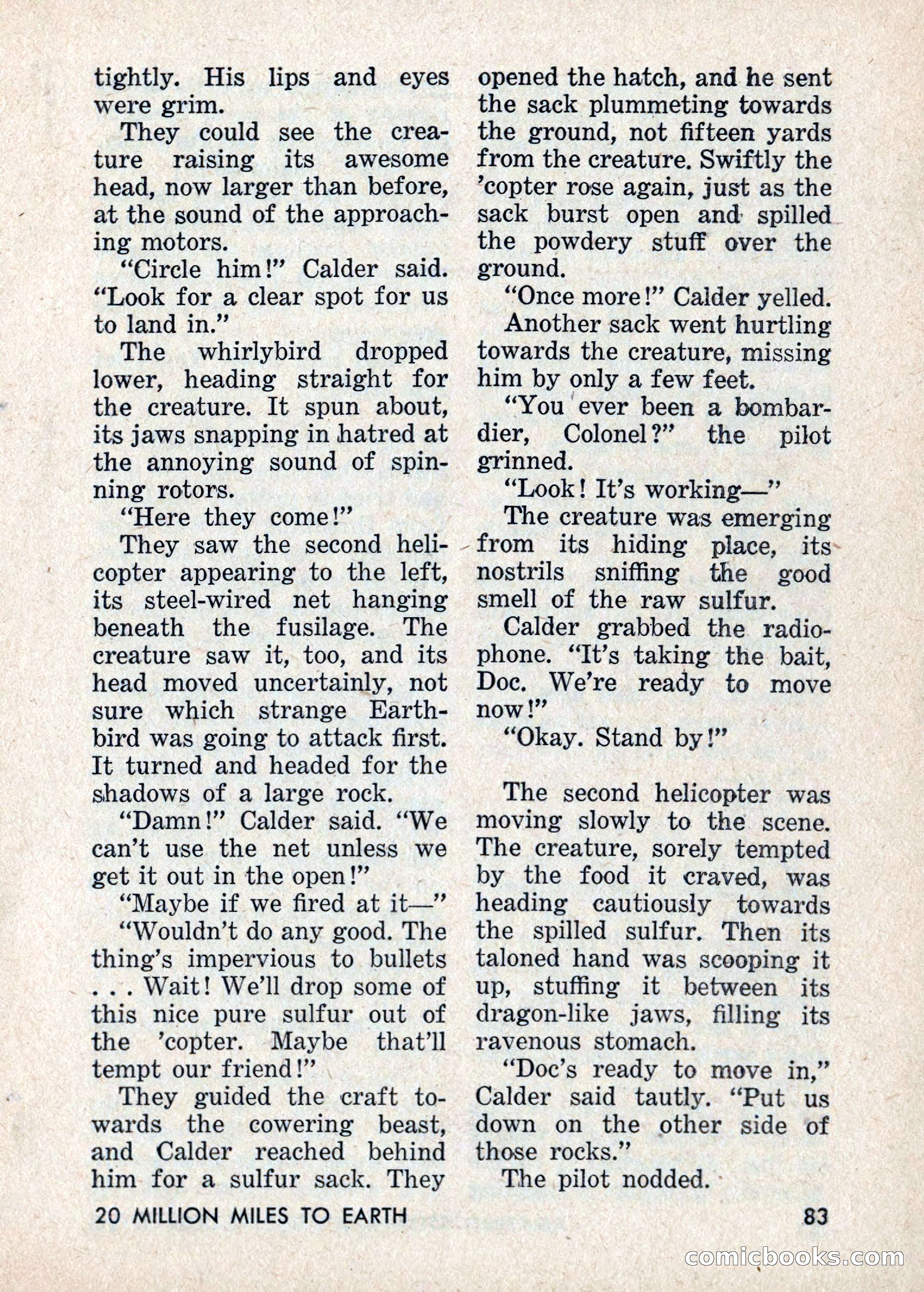 Amazing Stories: 20 Million Miles to Earth — page 83 of 132