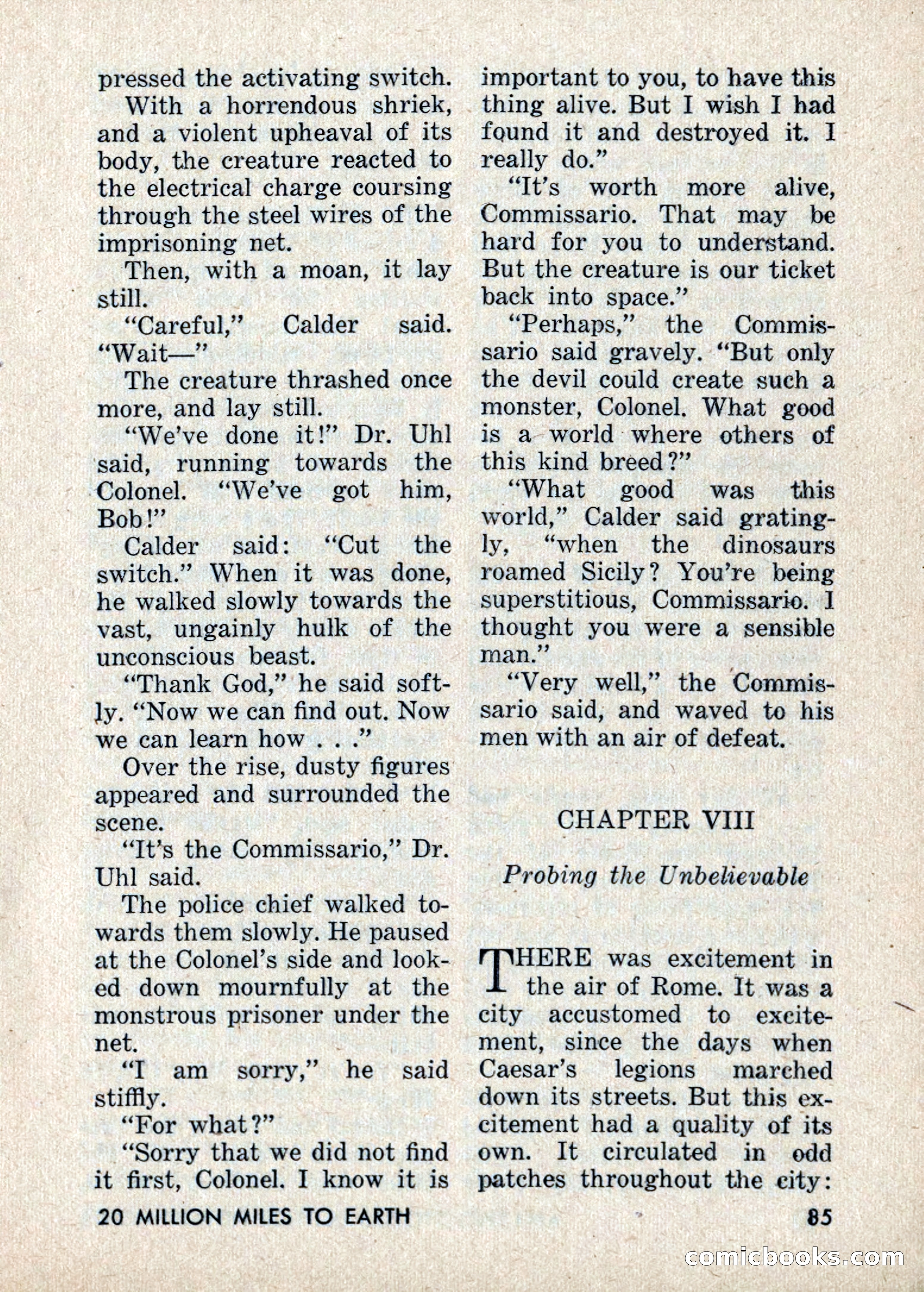 Amazing Stories: 20 Million Miles to Earth — page 85 of 132