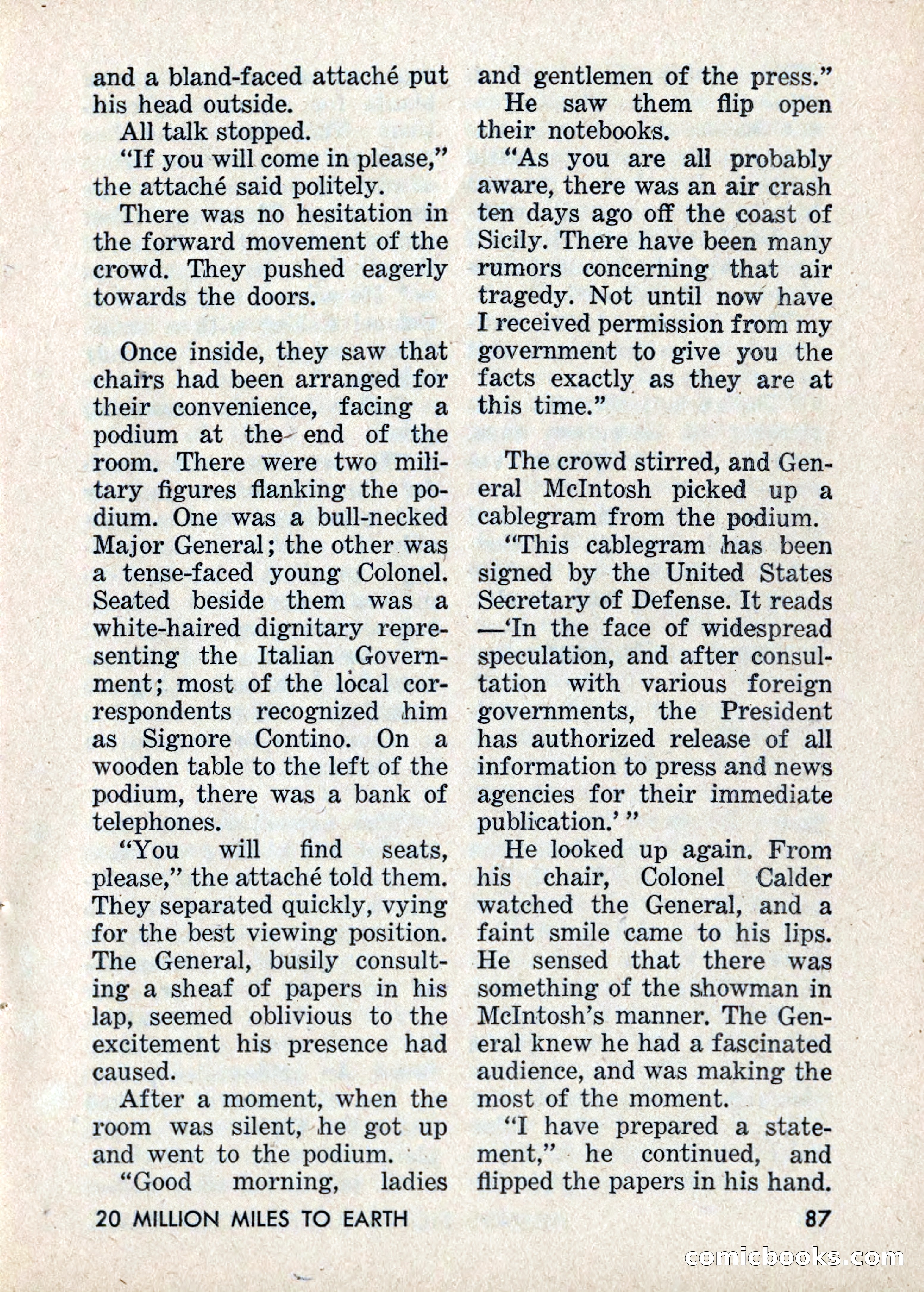Amazing Stories: 20 Million Miles to Earth — page 87 of 132