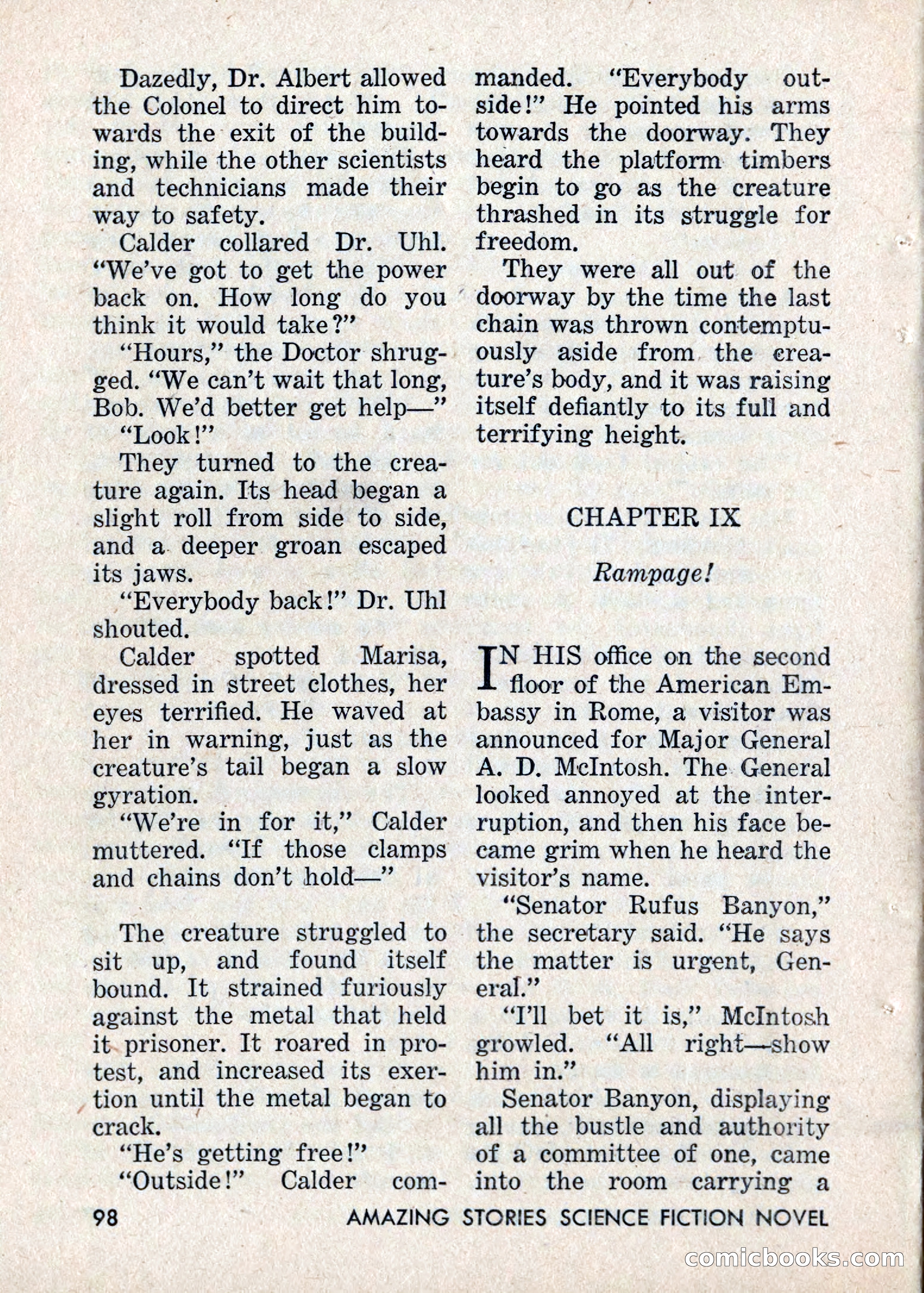 Amazing Stories: 20 Million Miles to Earth — page 98 of 132