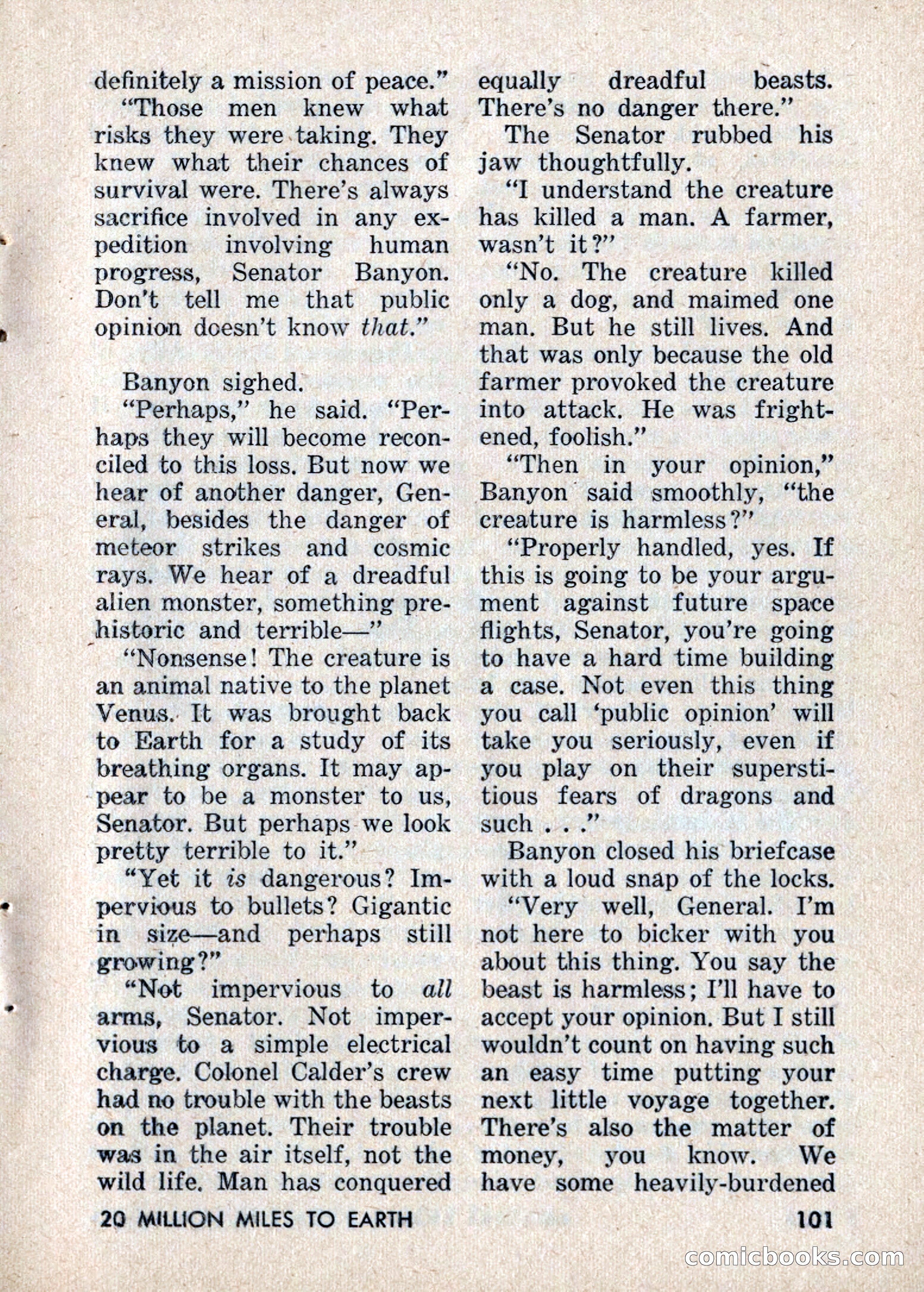 Amazing Stories: 20 Million Miles to Earth — page 101 of 132