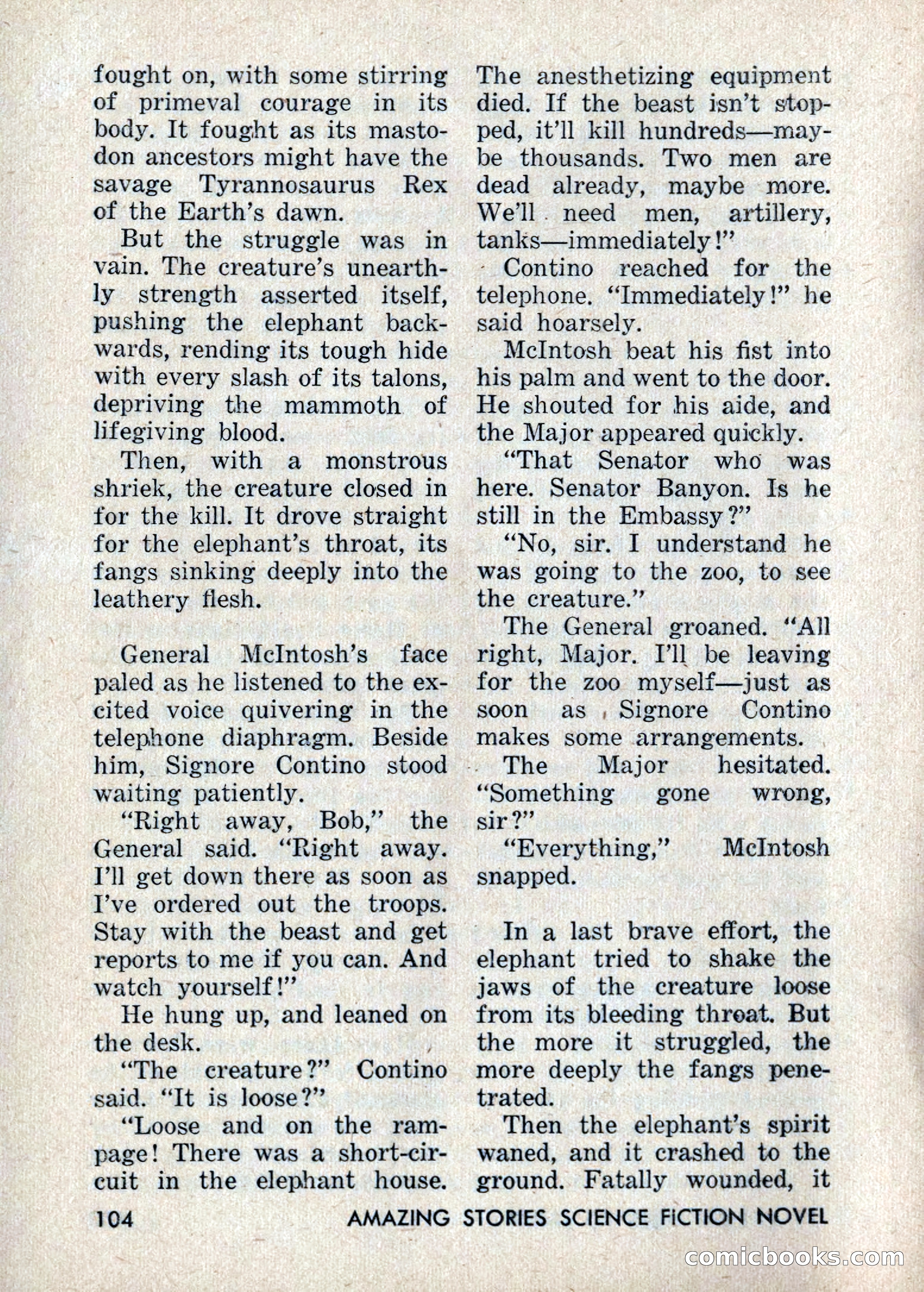 Amazing Stories: 20 Million Miles to Earth — page 104 of 132