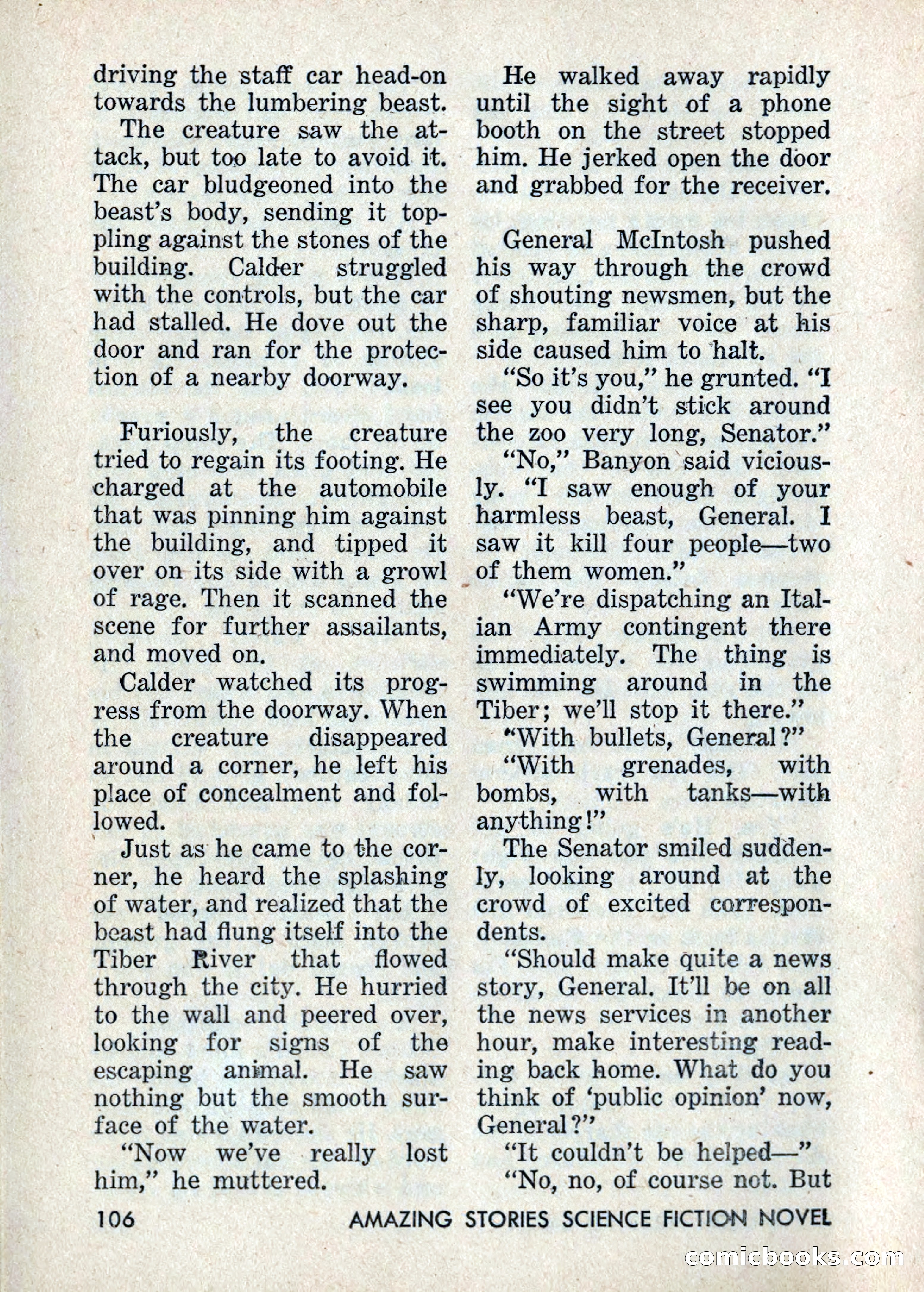 Amazing Stories: 20 Million Miles to Earth — page 106 of 132