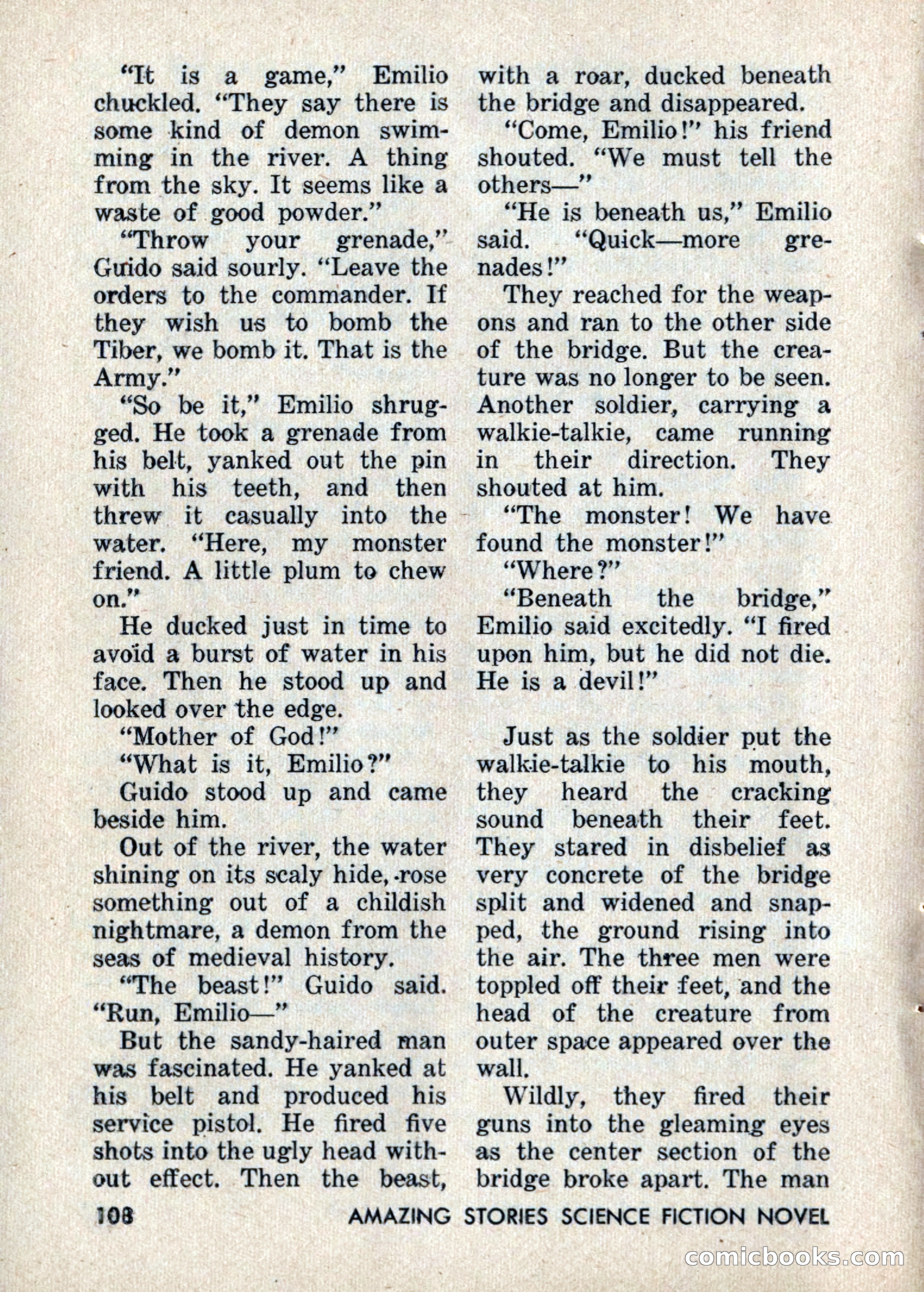 Amazing Stories: 20 Million Miles to Earth — page 108 of 132