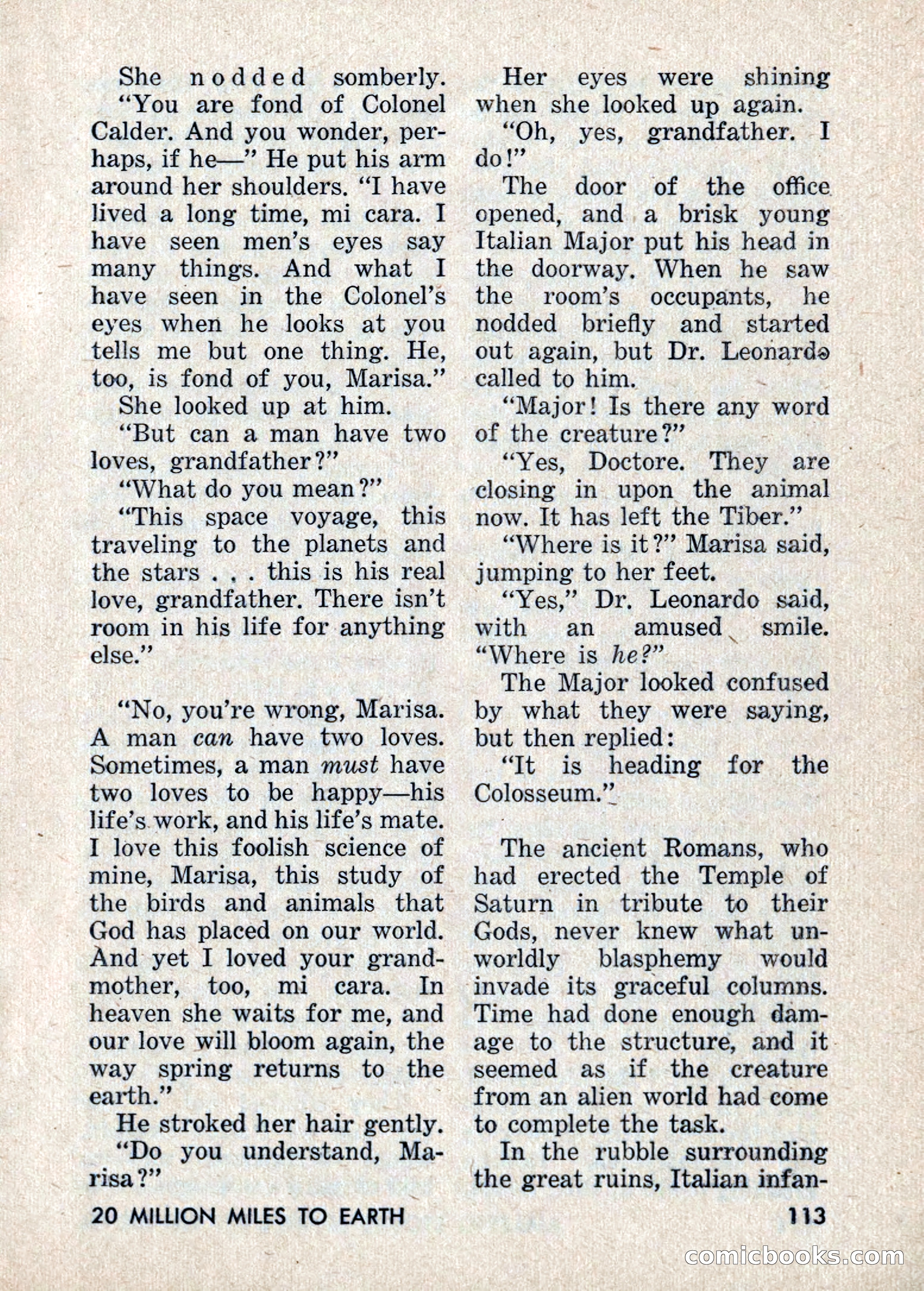 Amazing Stories: 20 Million Miles to Earth — page 113 of 132