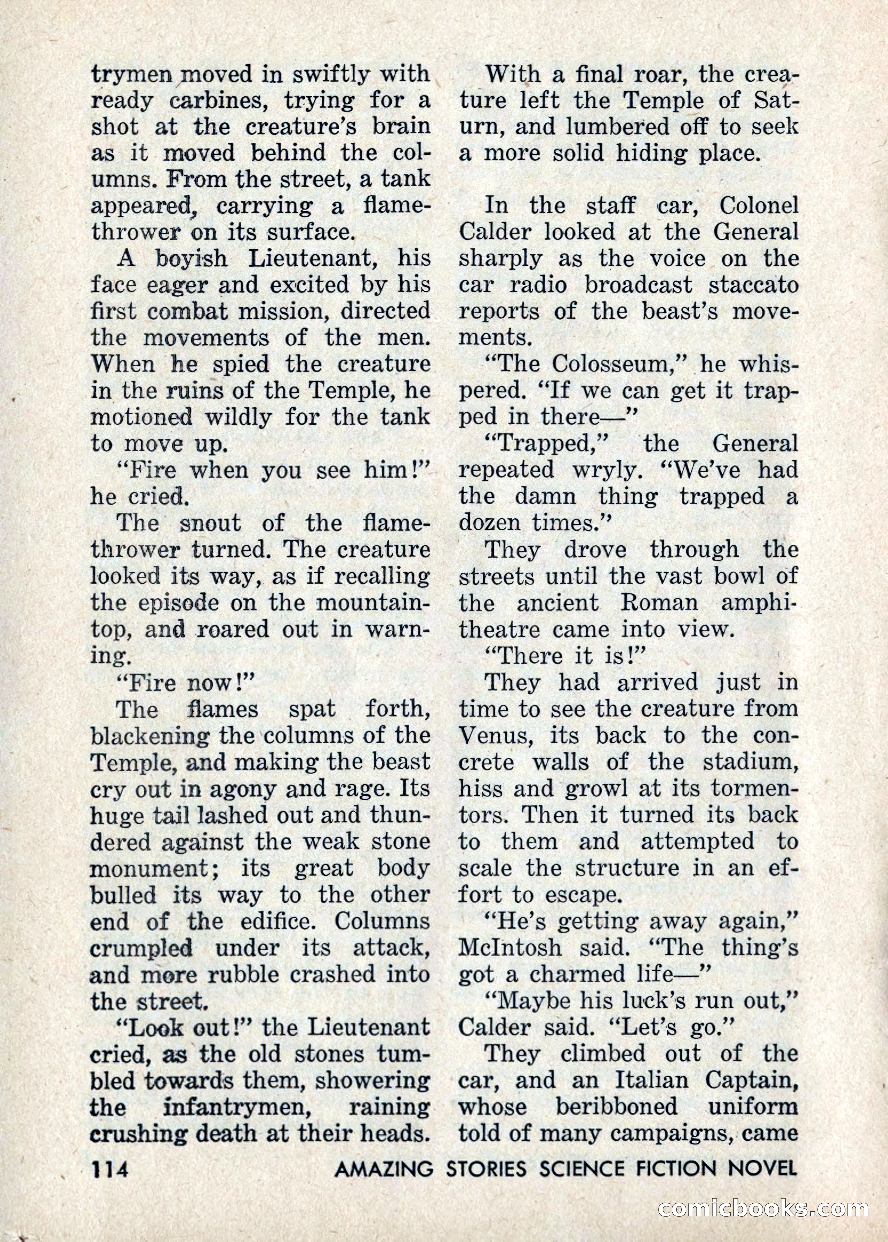 Amazing Stories: 20 Million Miles to Earth — page 114 of 132