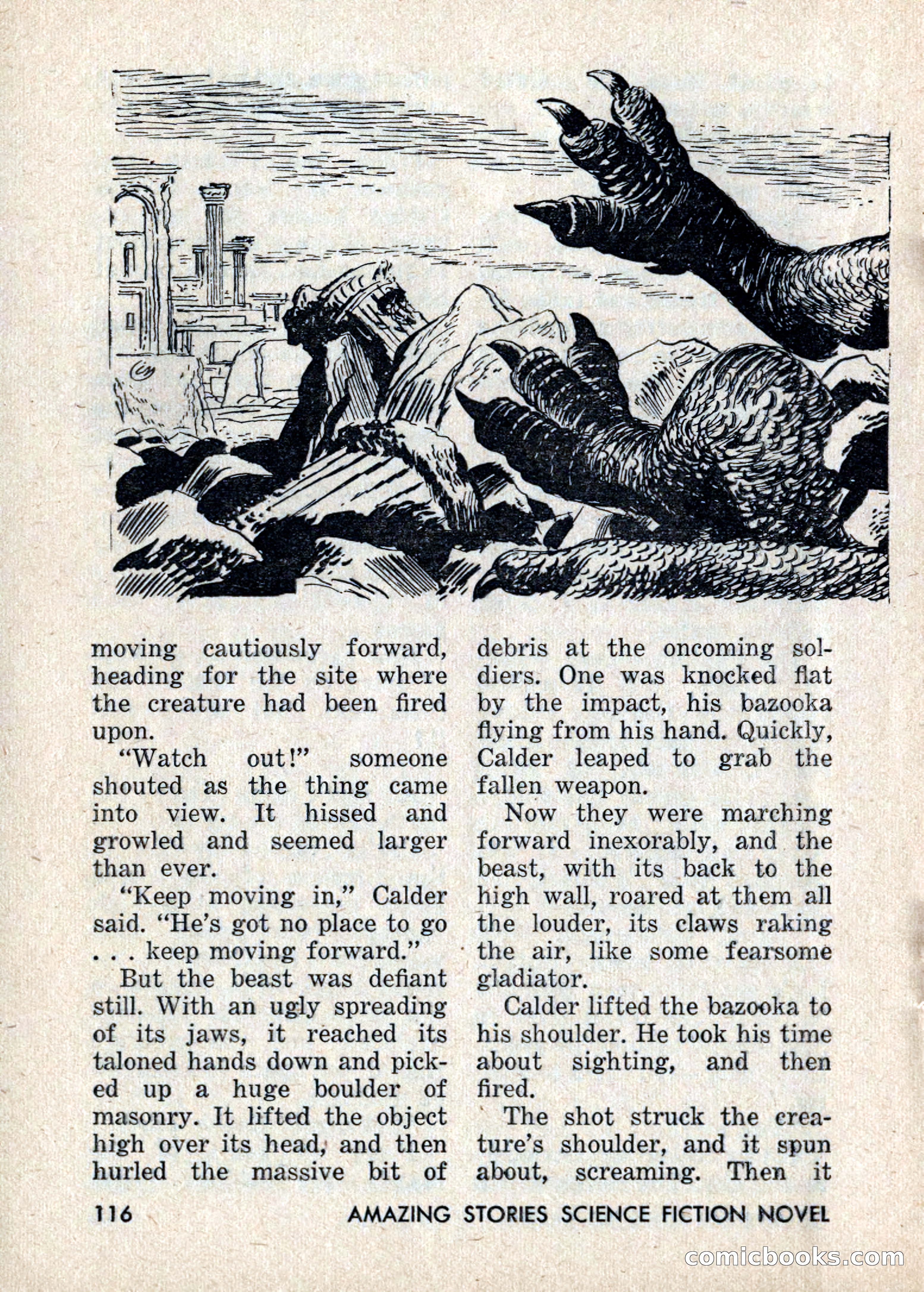 Amazing Stories: 20 Million Miles to Earth — page 116 of 132
