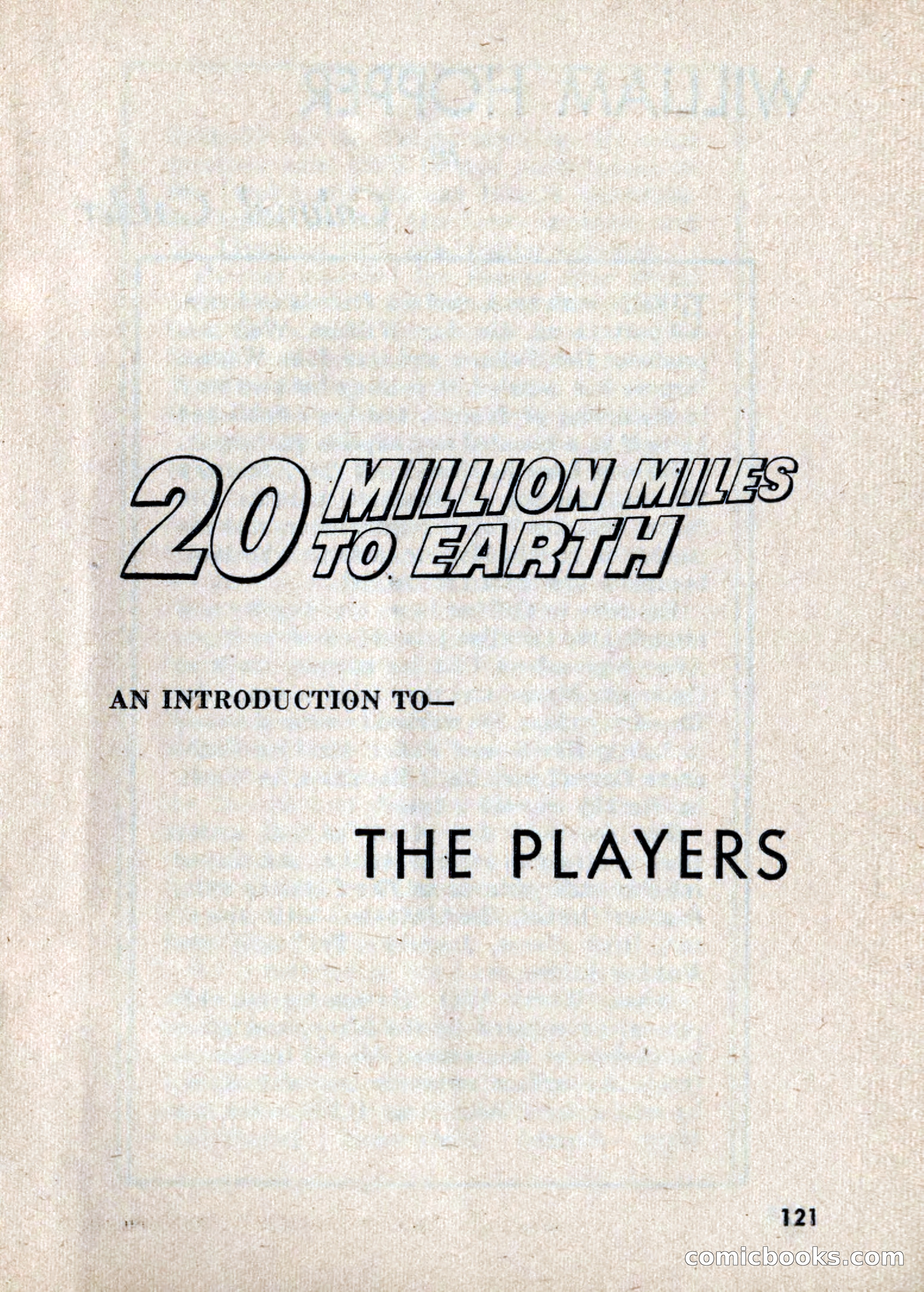 Amazing Stories: 20 Million Miles to Earth — page 121 of 132