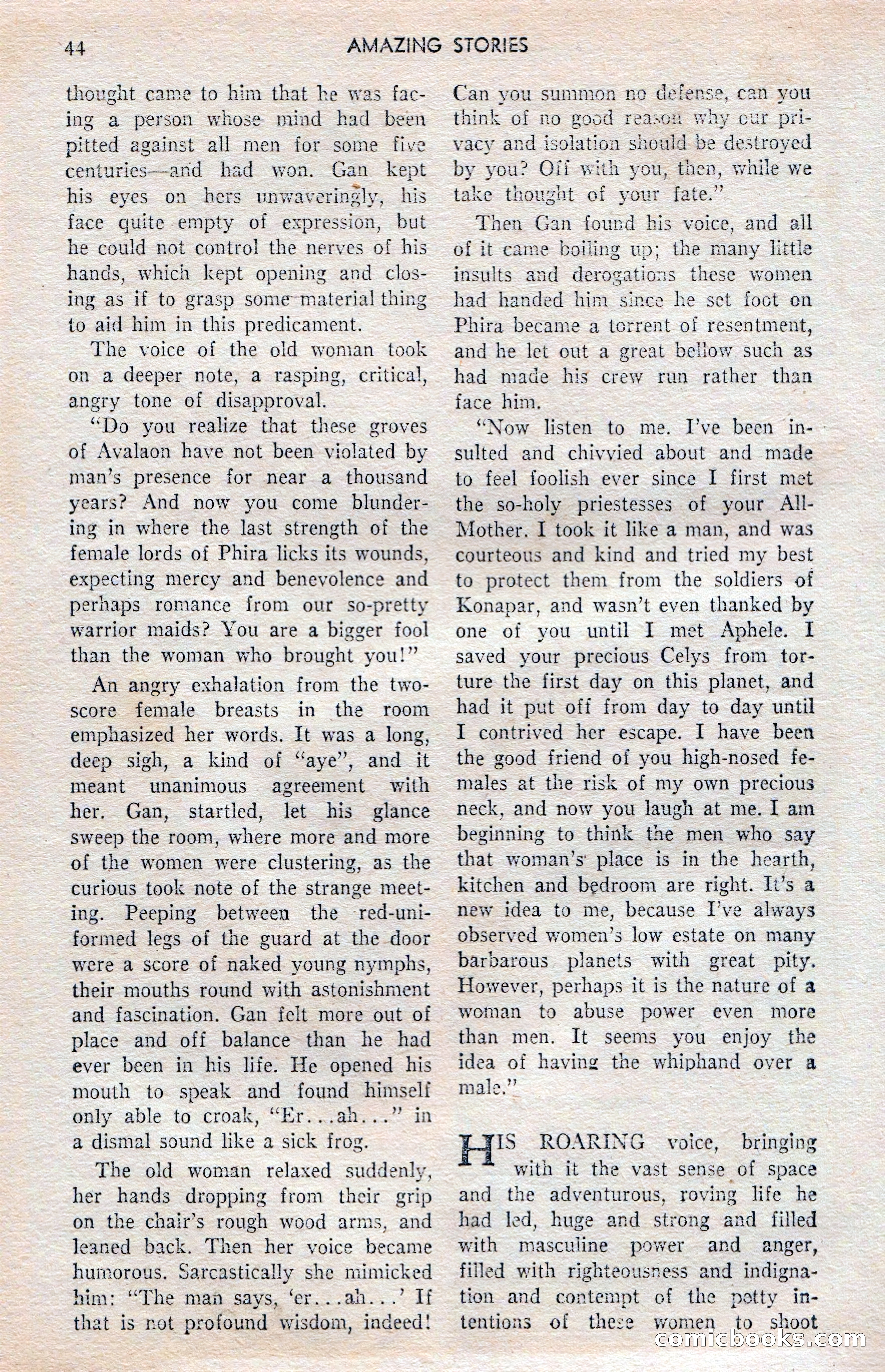 Amazing Stories (UK), Vol. 1, No. 20 — page 44 of 100