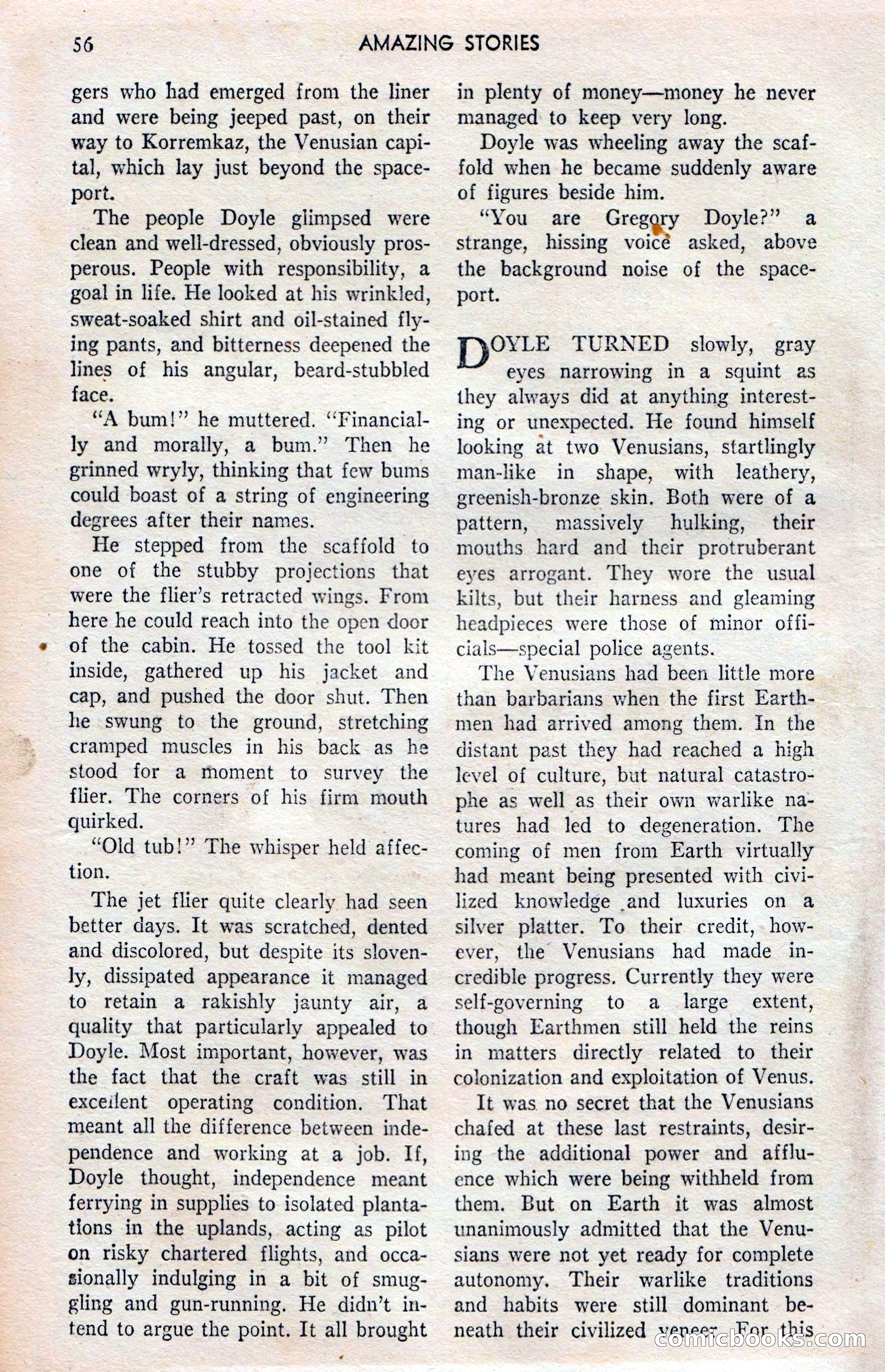 Amazing Stories (UK), Vol. 1, No. 20 — page 56 of 100