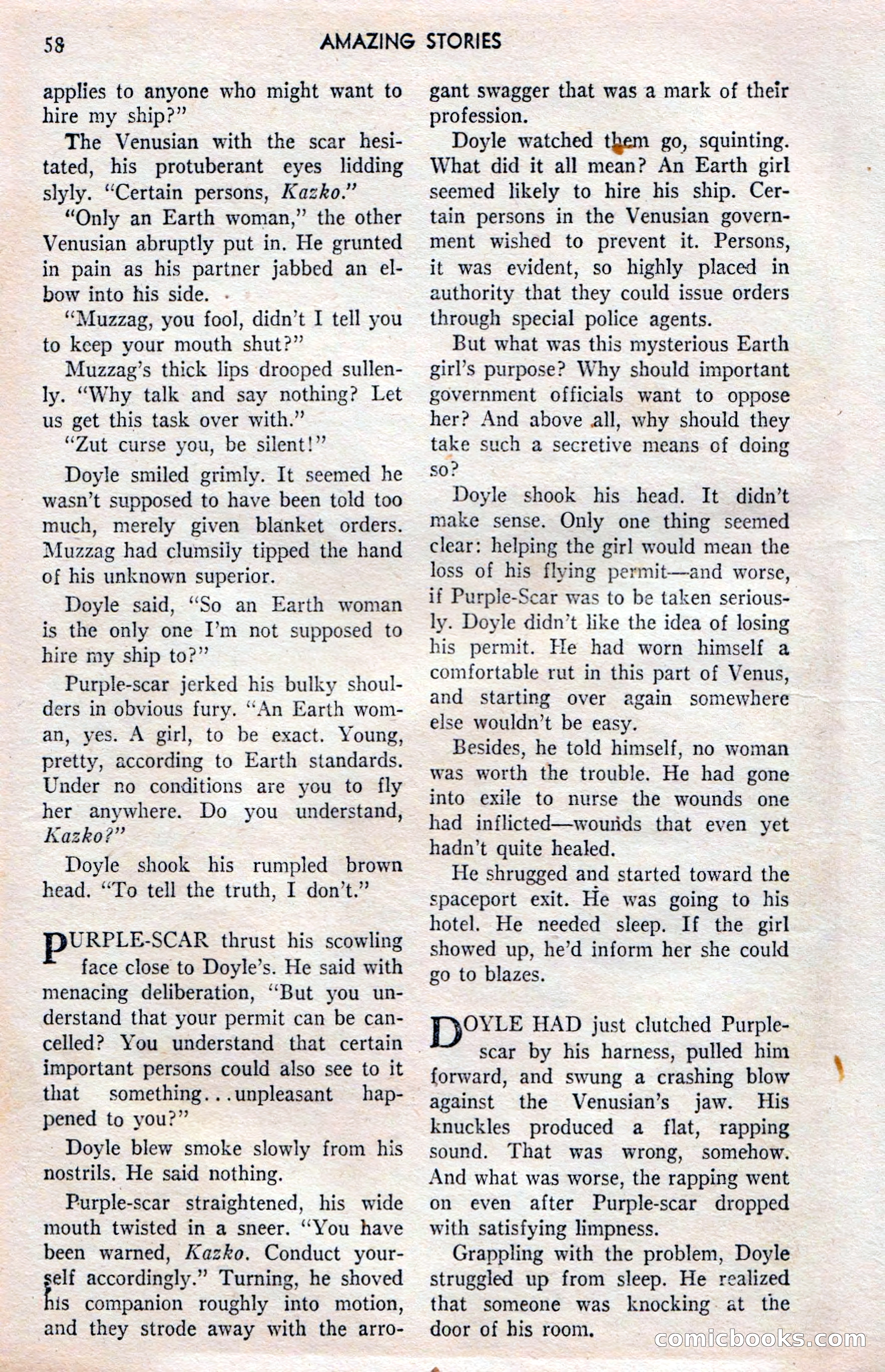 Amazing Stories (UK), Vol. 1, No. 20 — page 58 of 100