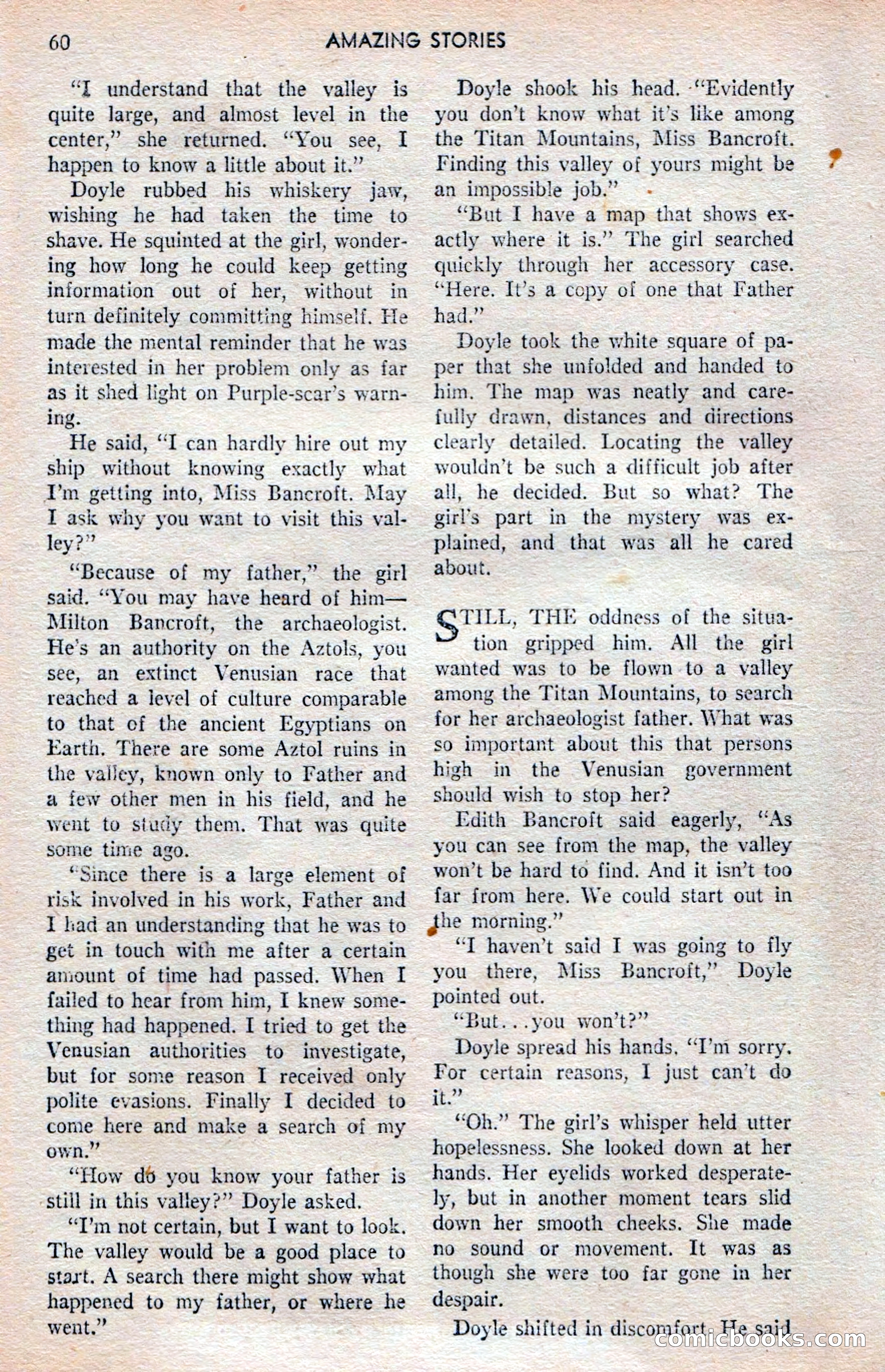 Amazing Stories (UK), Vol. 1, No. 20 — page 60 of 100