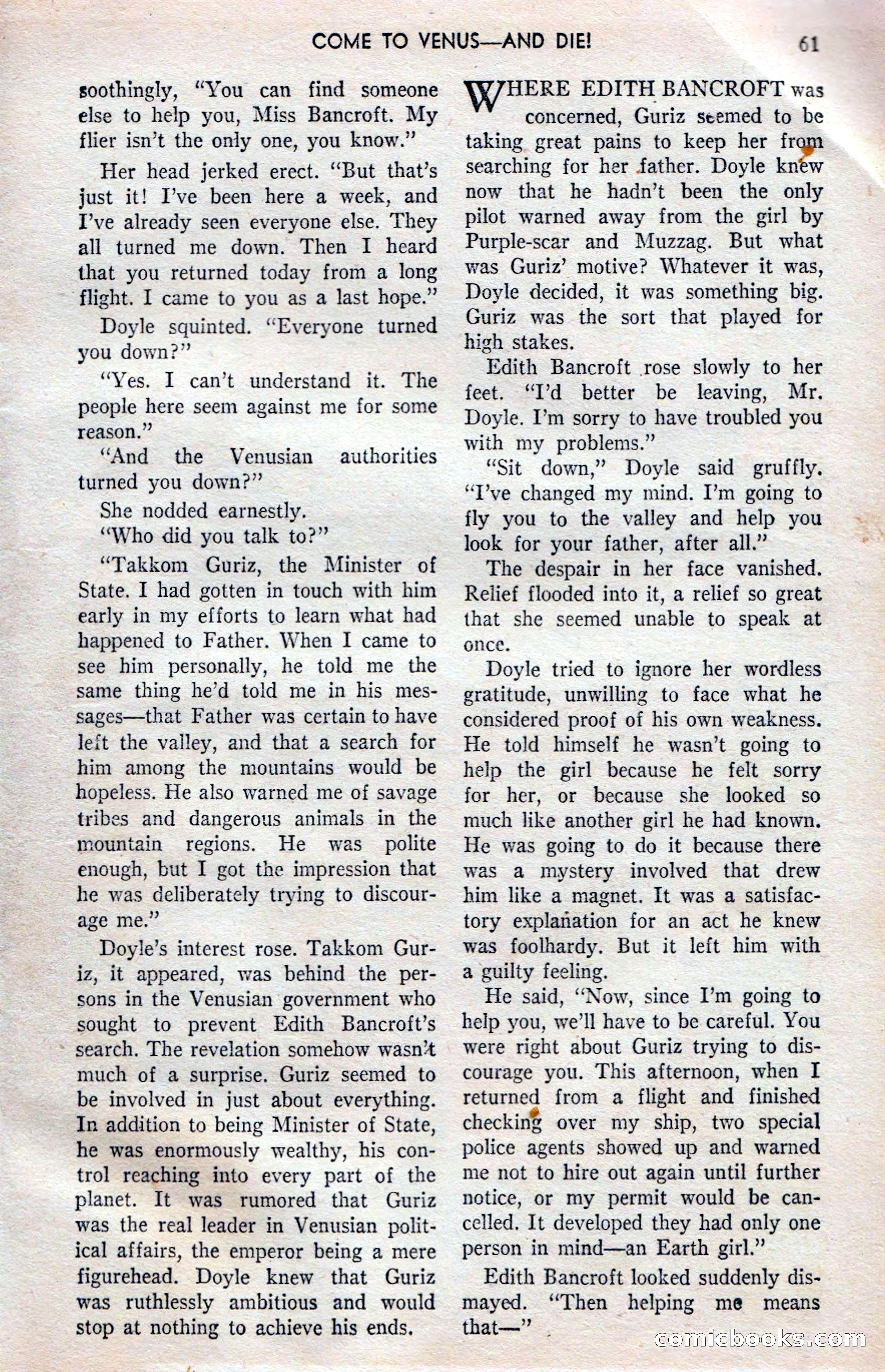 Amazing Stories (UK), Vol. 1, No. 20 — page 61 of 100