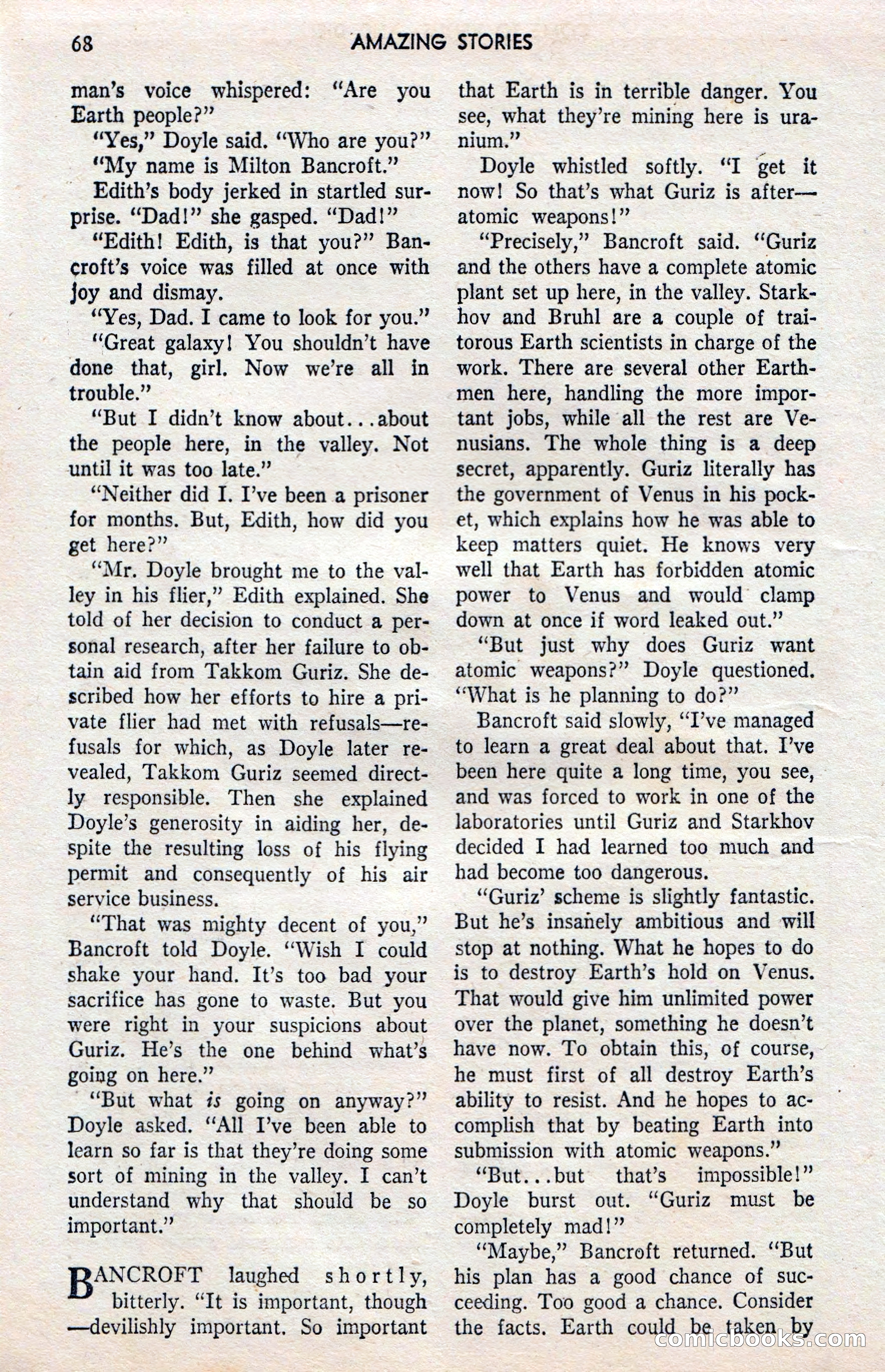 Amazing Stories (UK), Vol. 1, No. 20 — page 68 of 100