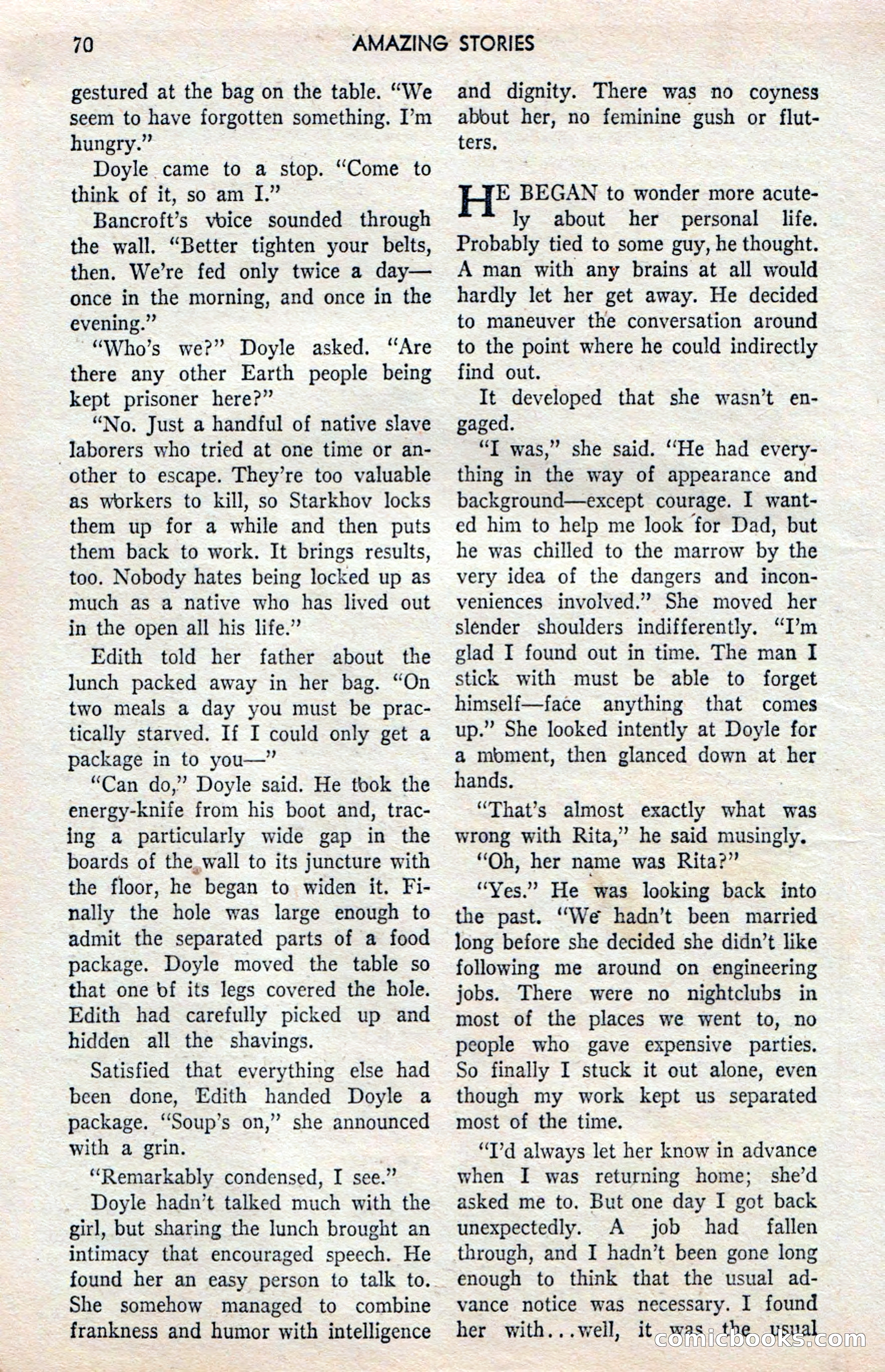 Amazing Stories (UK), Vol. 1, No. 20 — page 70 of 100