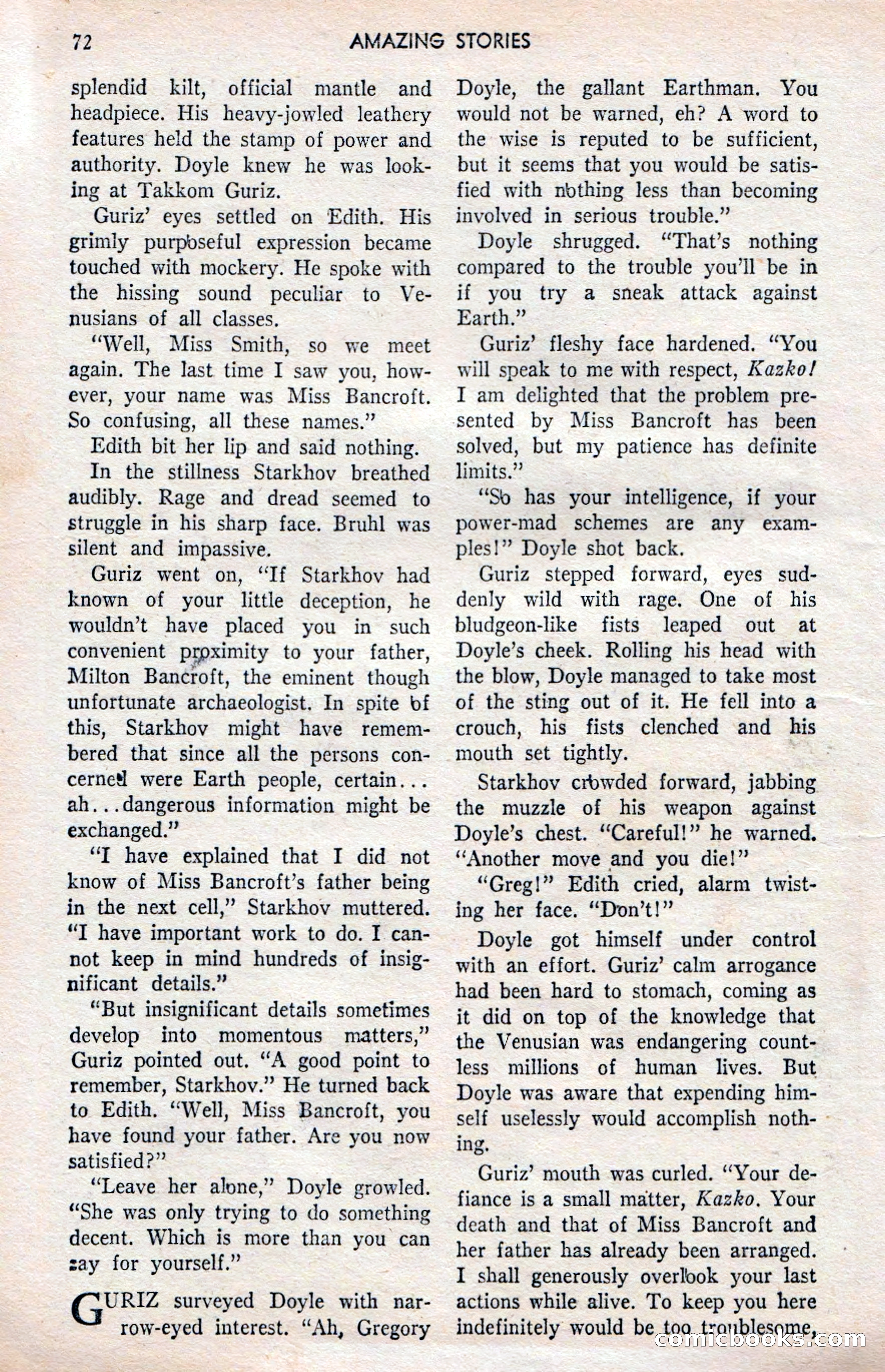 Amazing Stories (UK), Vol. 1, No. 20 — page 72 of 100